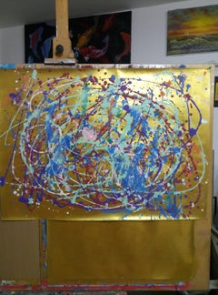 "Jackson Pollock flowers"