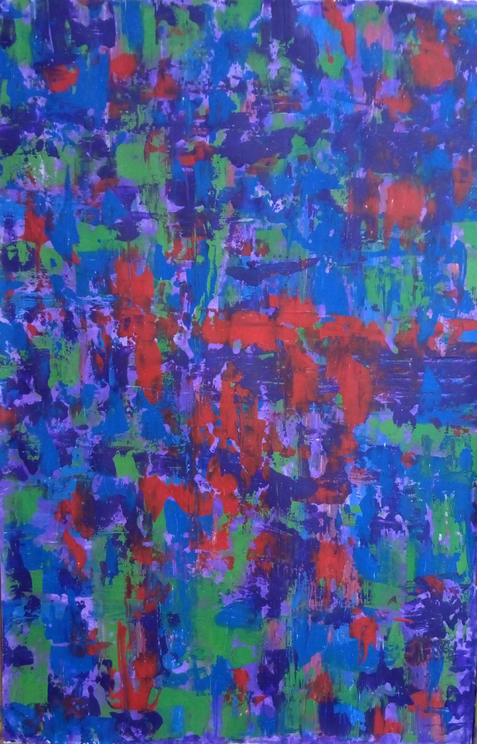 Abstract Painting Kyrylo Bondarenko - "Gerhard Richter Ukraine