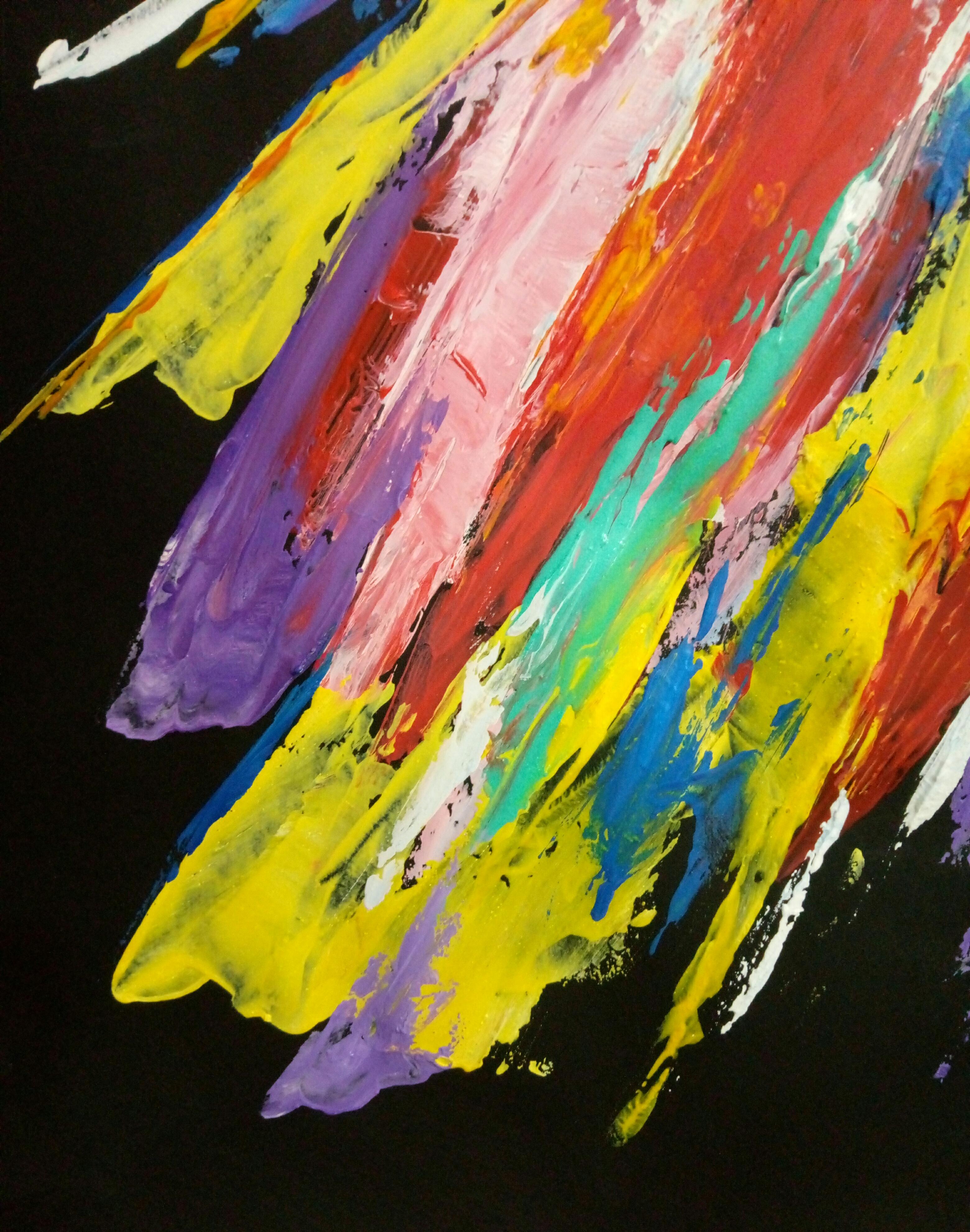  This painting was inspired by a trip to Bhutan. I really like to paint abstract pictures. I paint them with the feelings and energy of the inner body. The painting brings positive emotions and energy. Bright colors, multi-colored, pleasing to the