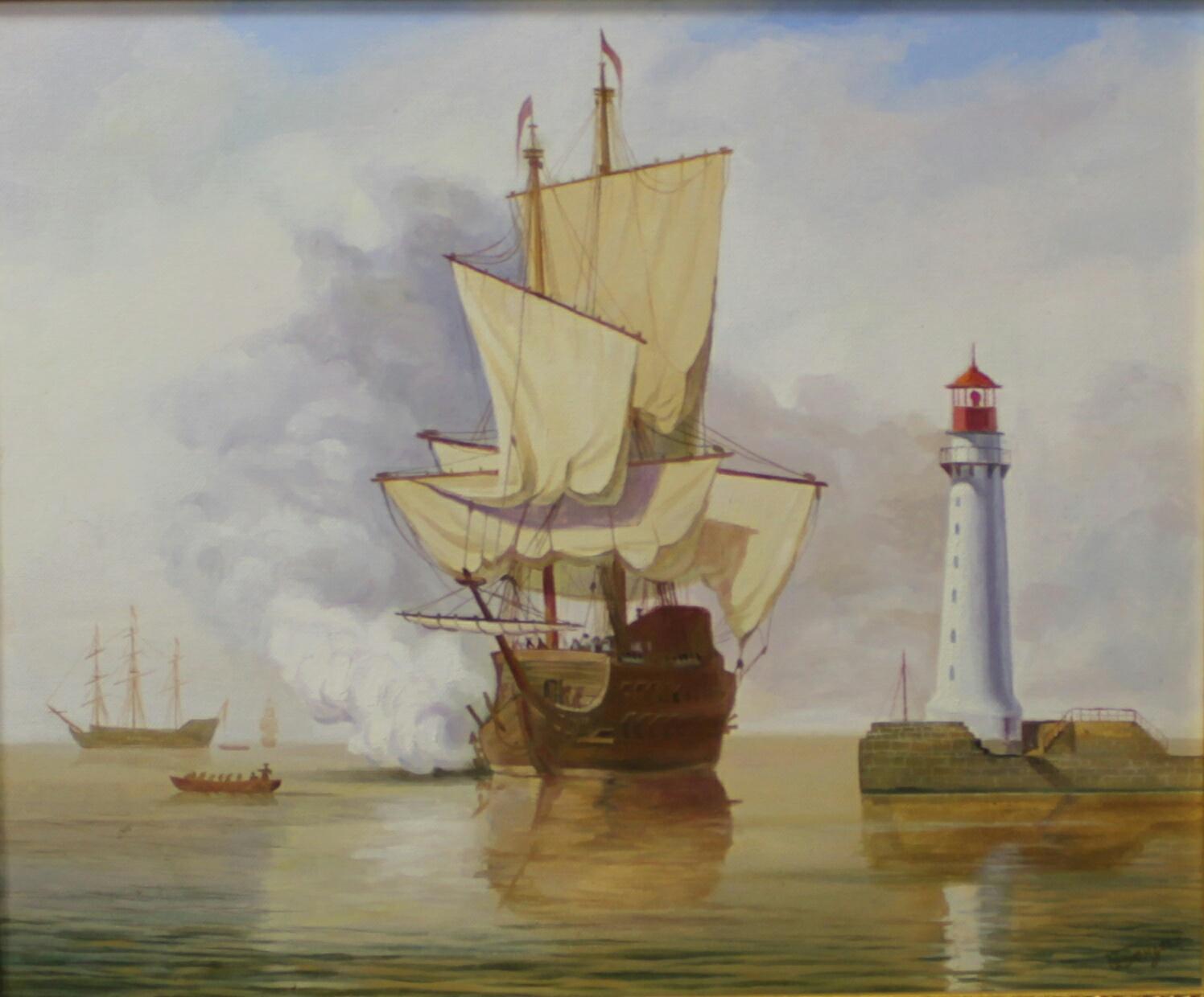 Kyrylo Bondarenko Landscape Painting - "Old Odessa"
