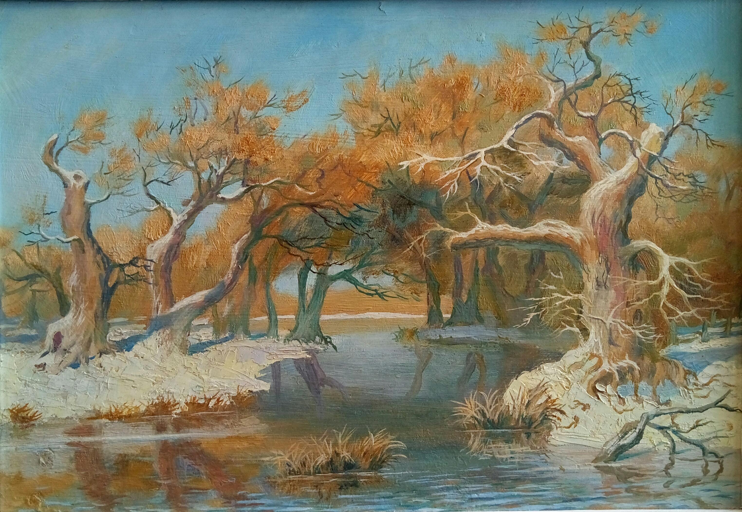 Landscape Painting Kyrylo Bondarenko - « Pieter Bruegel l'Ancien »