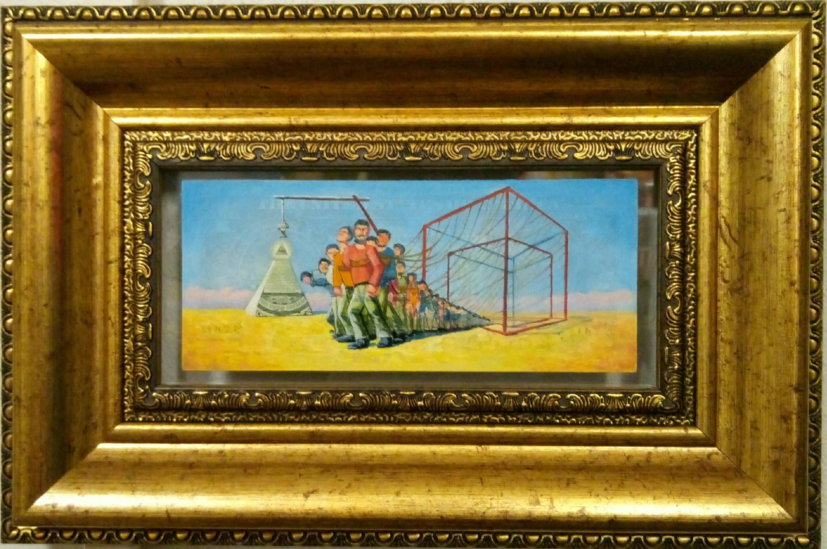 Nude Painting di Kyrylo Bondarenko - "Piramide"