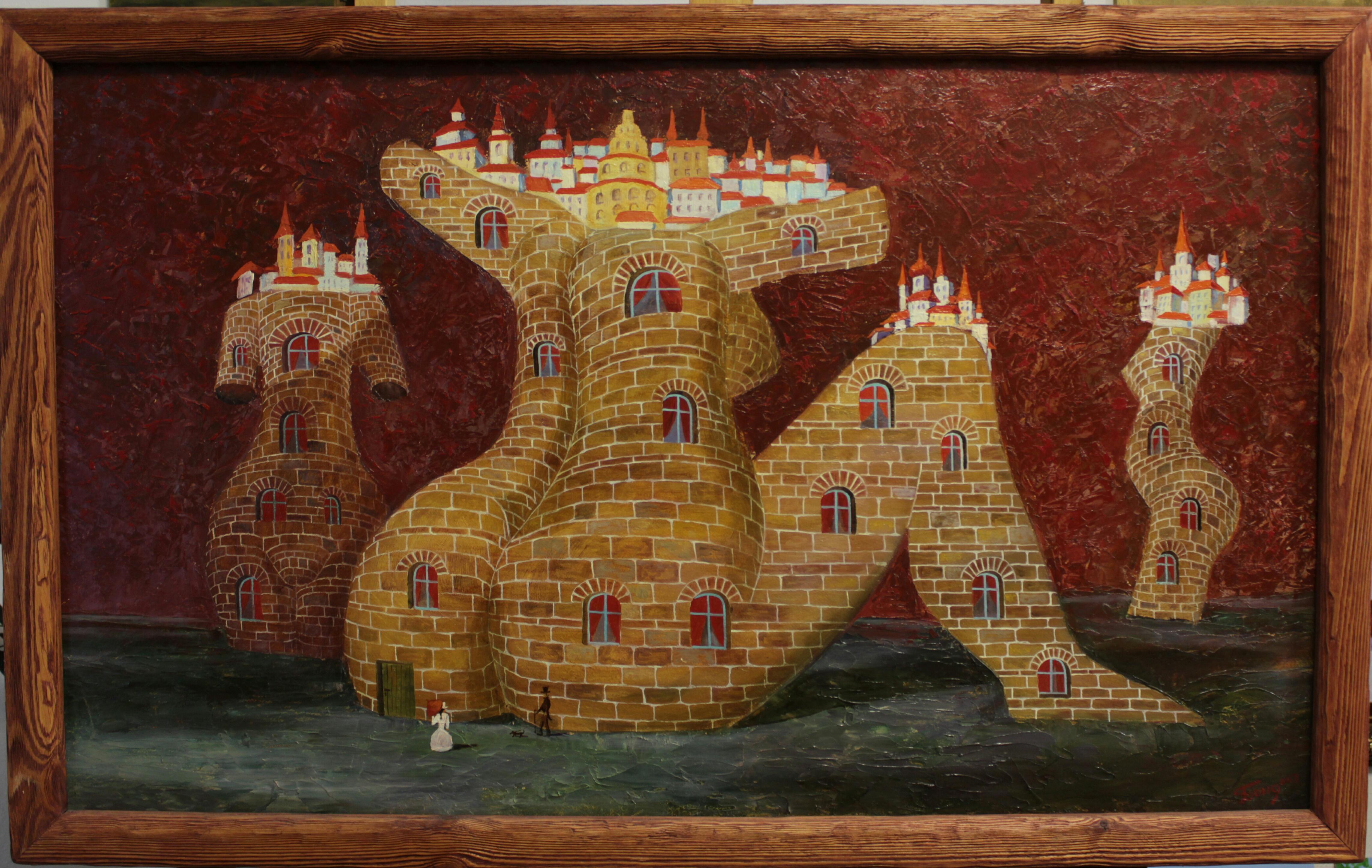 Figurative Painting Kyrylo Bondarenko - "Salvador Dalí"