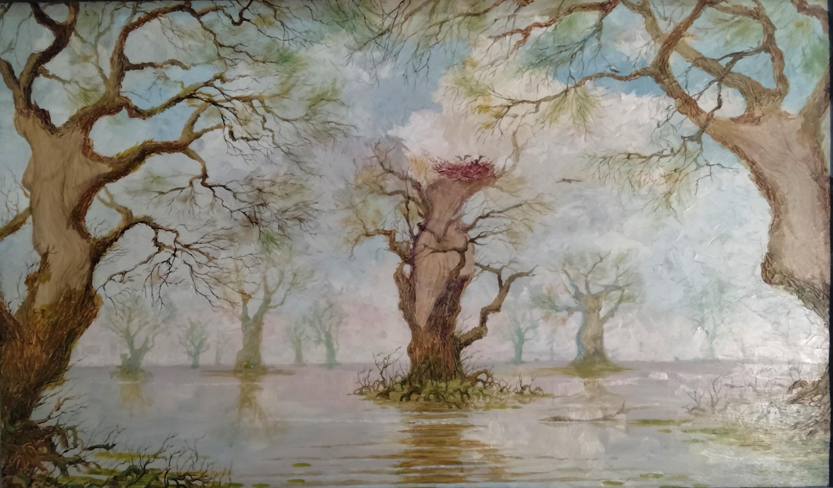 Kyrylo Bondarenko Landscape Painting - ''Salvador Dalí''