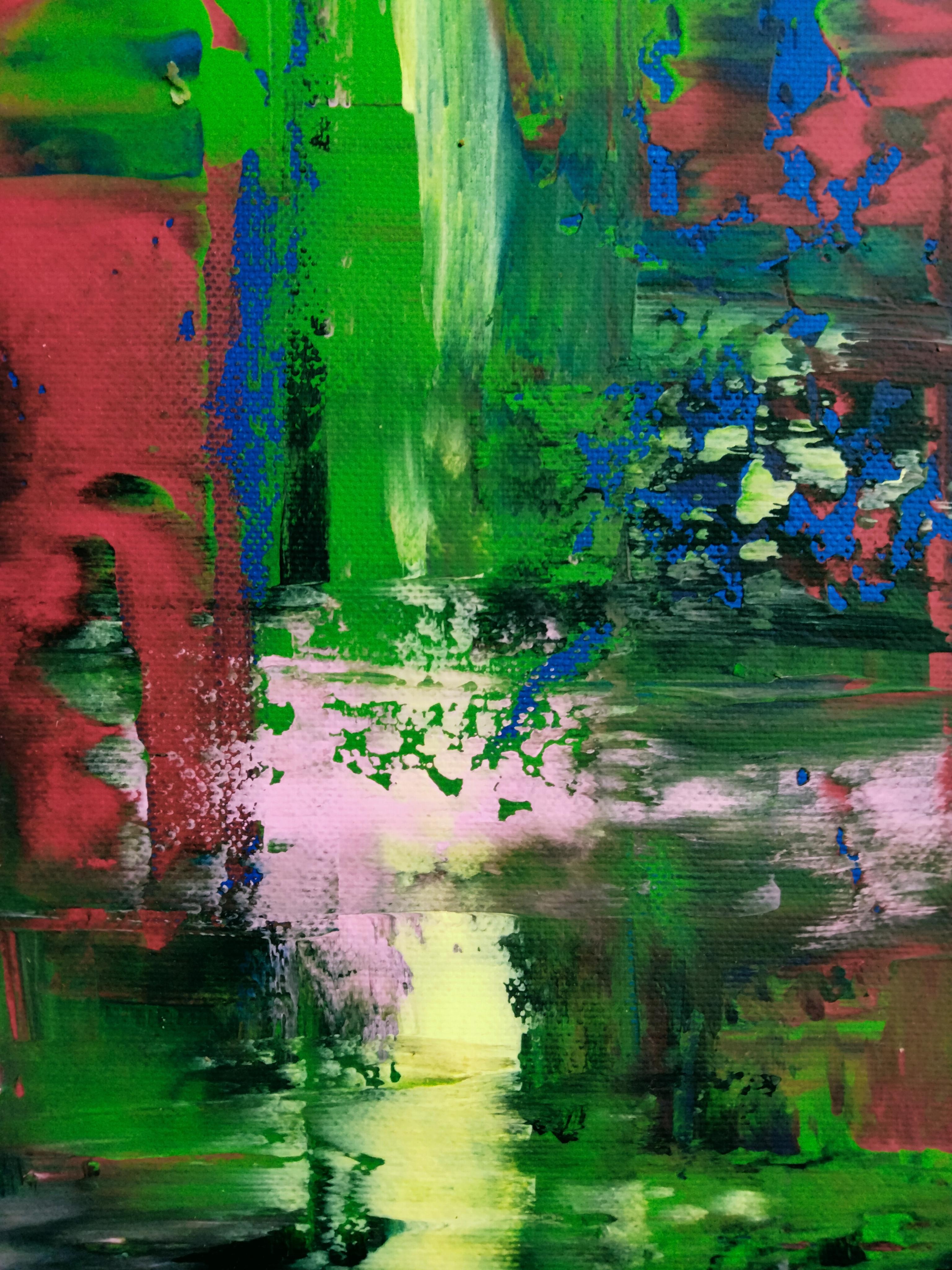     Triptychon. besteht aus drei Teilen. Leinwand, Acryl, 50-105 Zentimeter. Jedes Teil ist 50-35 Zentimeter lang.
    Dieses Bild wurde durch Frühlingsregen und blühende Bäume inspiriert. Ich zeichne sehr gerne abstrakte Blumen. Ich zeichne sie mit