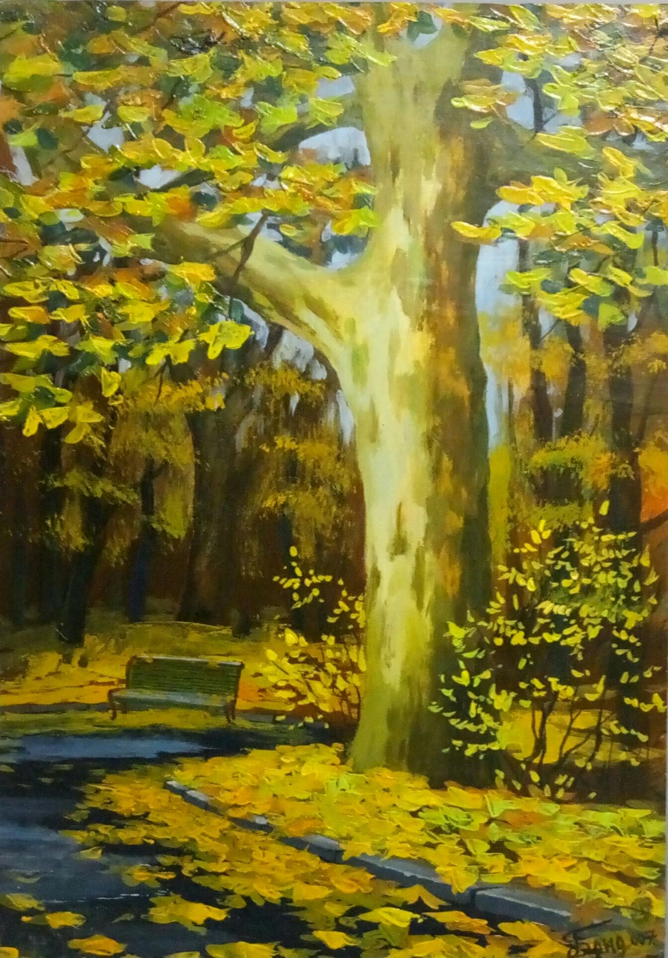 Kyrylo Bondarenko Landscape Painting - "Vincent van Gogh"