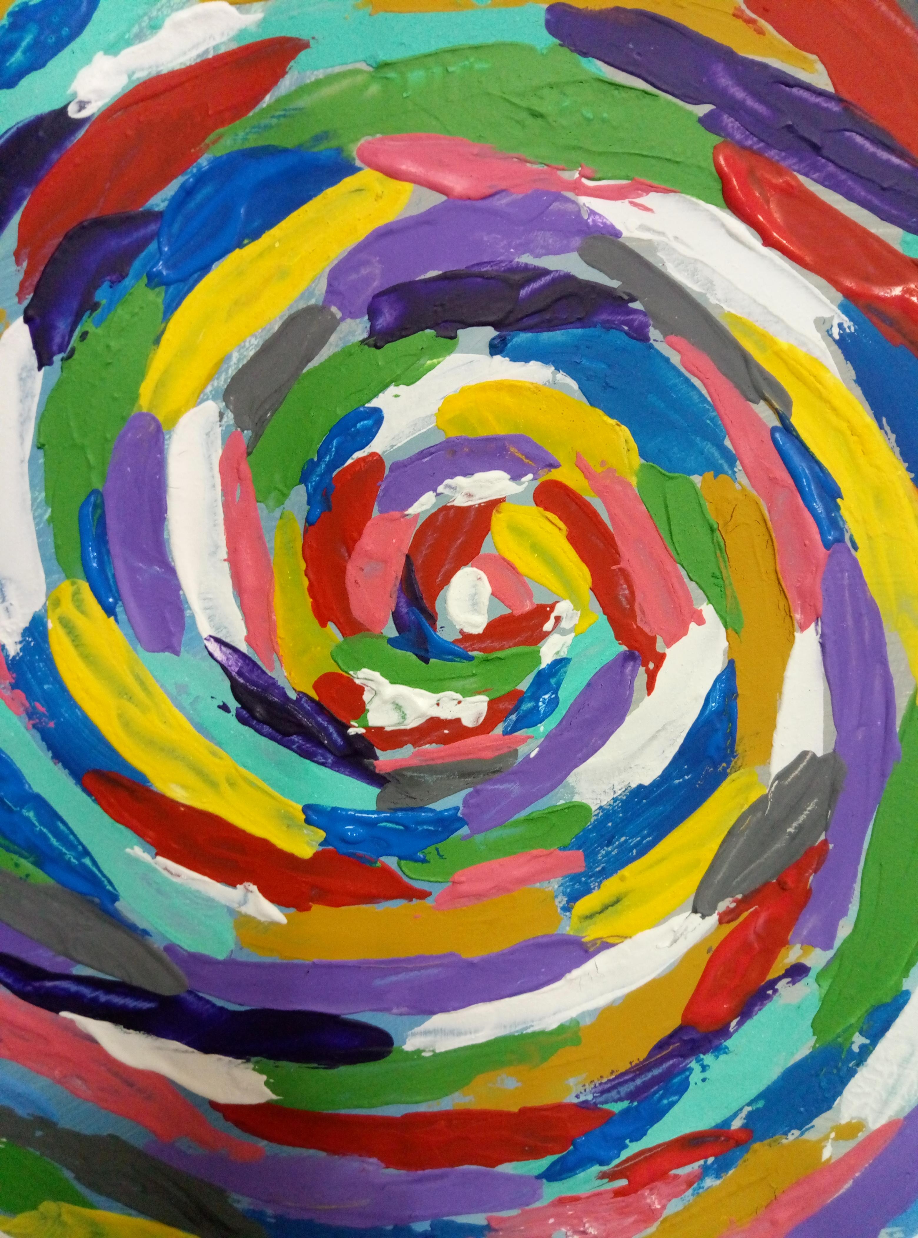 „Vincent van Gogh Whirlpool“ (Abstrakt), Painting, von Kyrylo Bondarenko