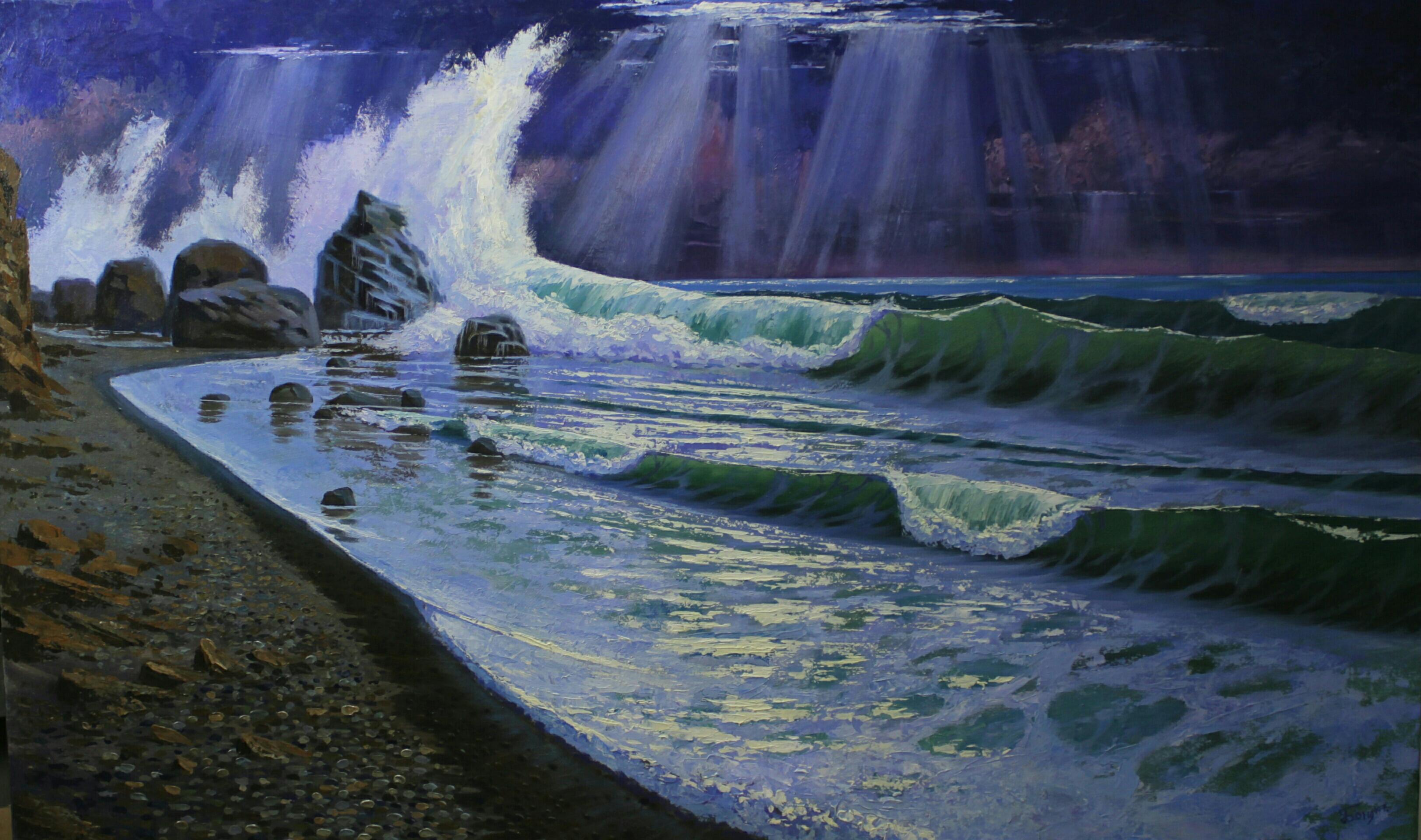Landscape Painting de Kyrylo Bondarenko - "William Turner"