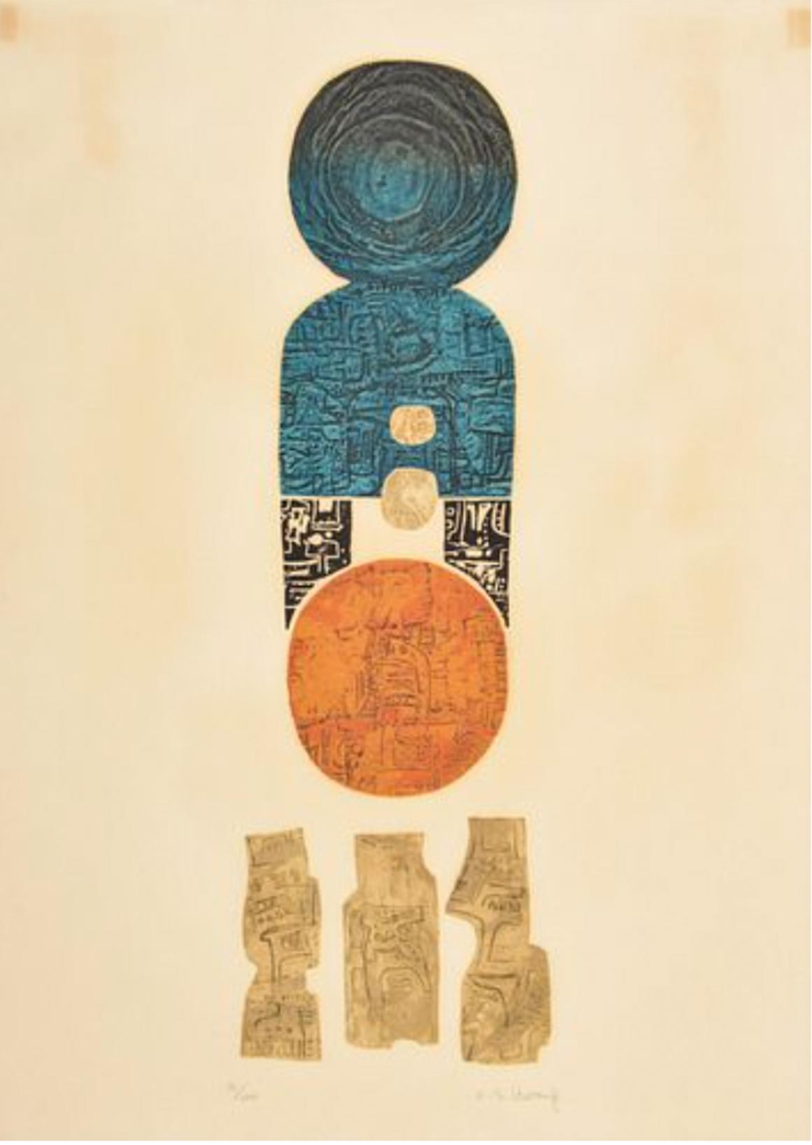 A Star Chart - Print by Kyu-Baik Hwang