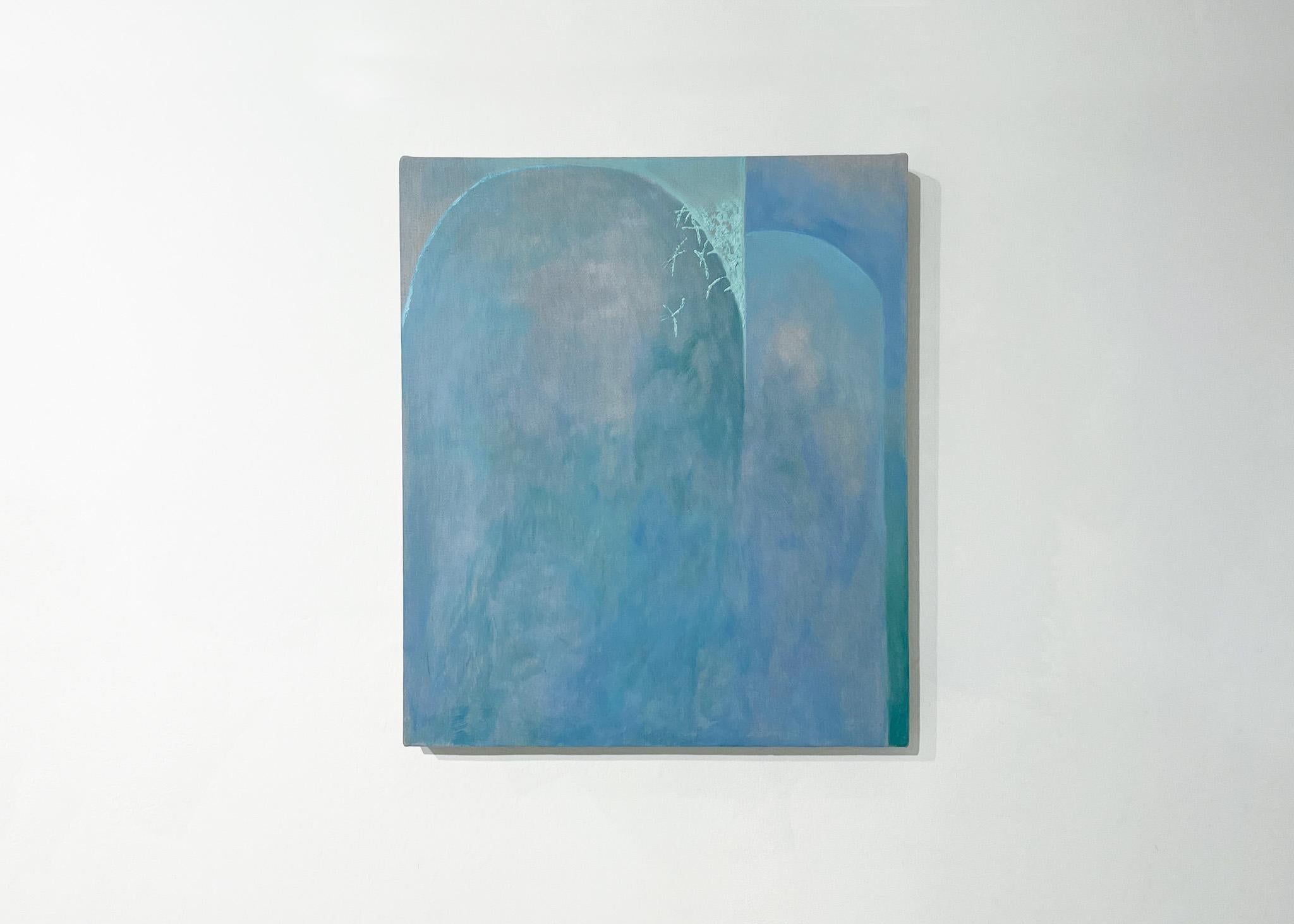 Miraggio azzurro - Abstract Painting Blu di Kyung Kim