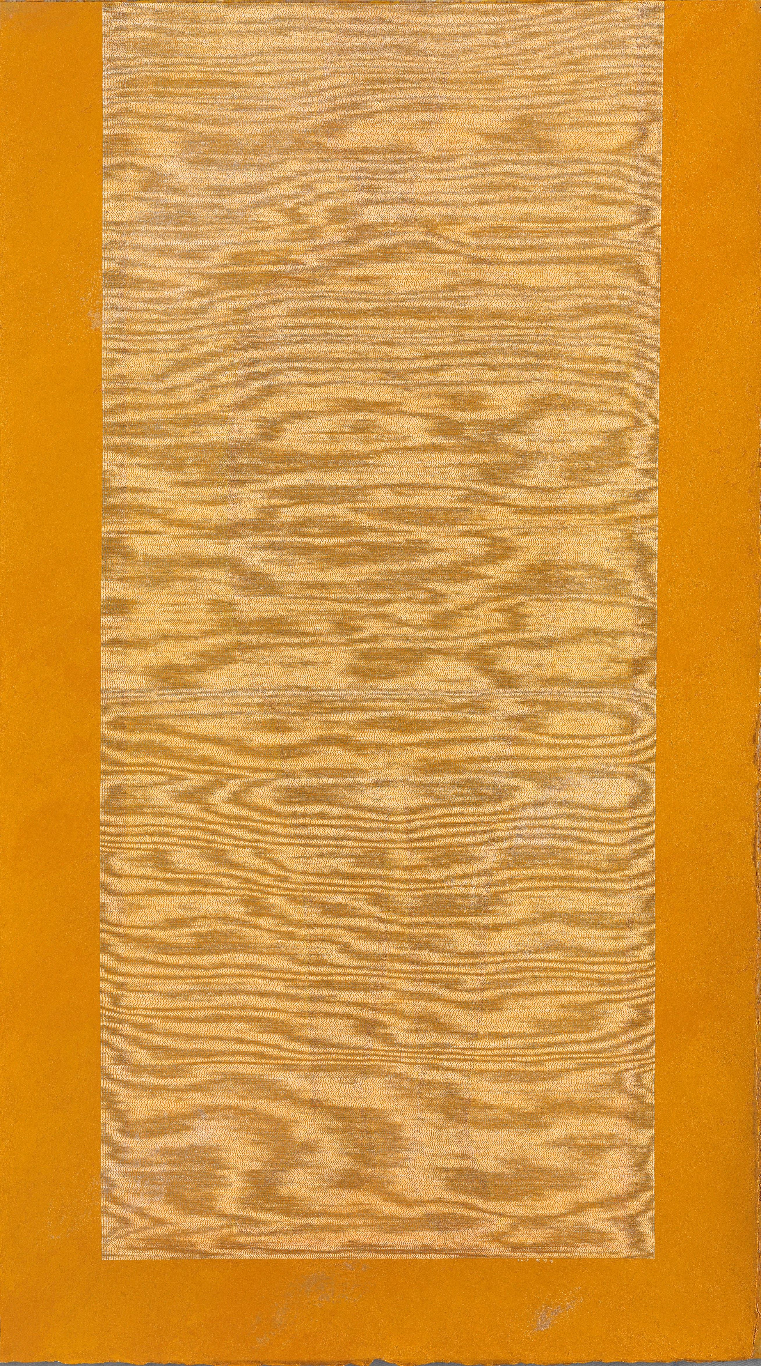 Tecnica mista su carta tradizionale coreana (Jangji) e pannello di Wood

Byun Kyung-Sup è un artista coreano nato nel 1957 che vive e lavora a Gwangju, in Corea. Ha studiato pittura presso il College of Fine Arts dell'Università Hongik di Seul, dove