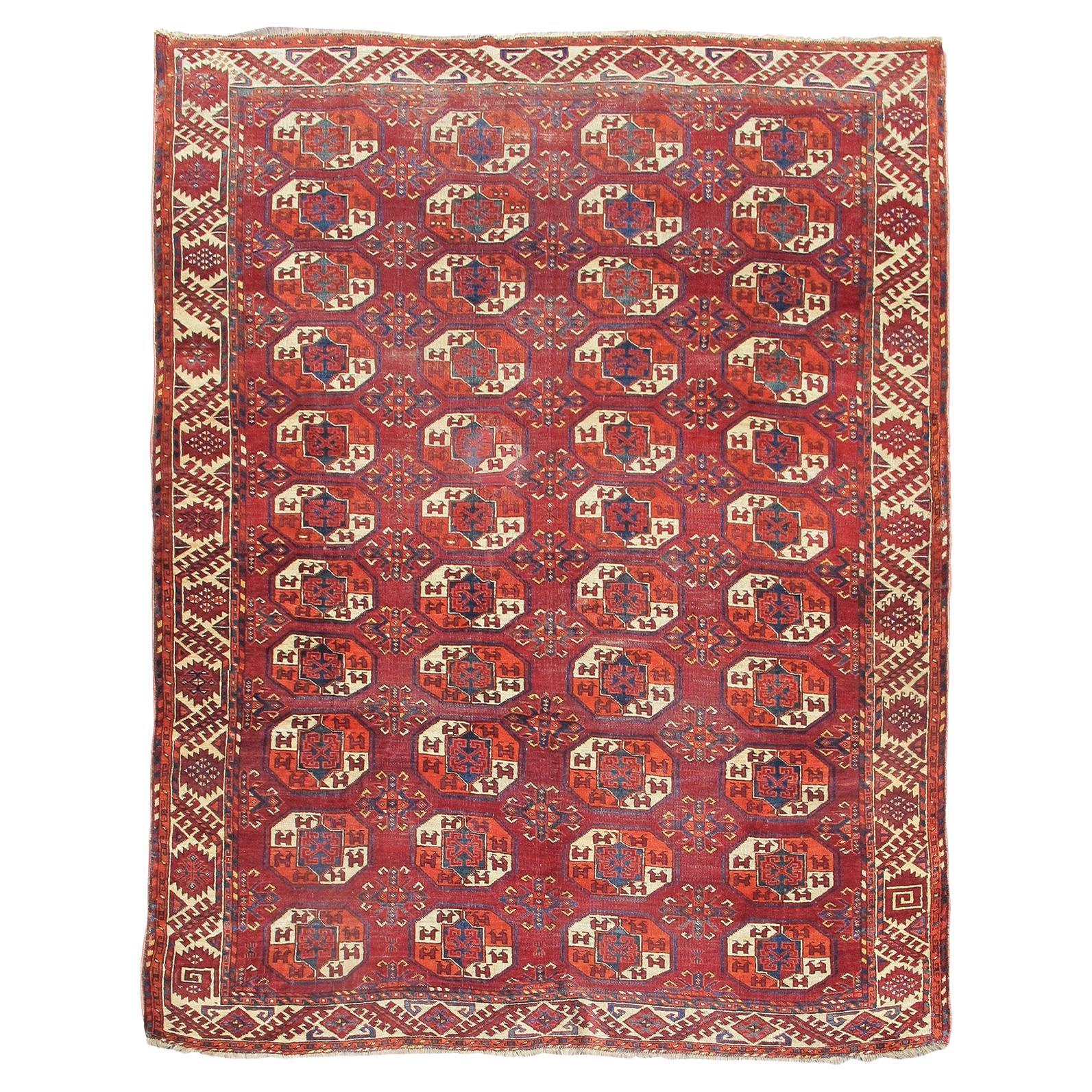 Kyzil Ayak Main Carpet, 19th Century