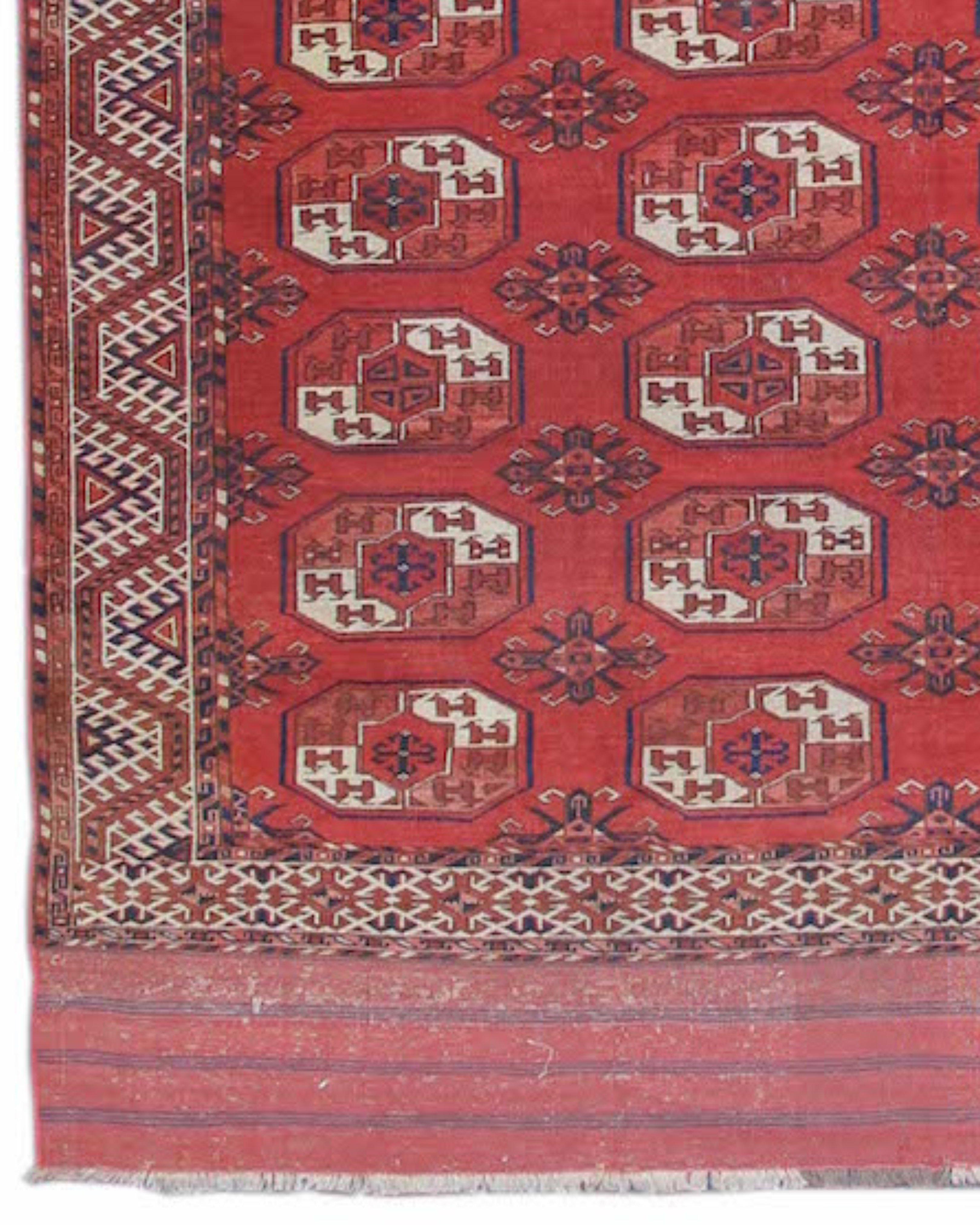 Wool Kyzil Ayak Rug, 19th century For Sale