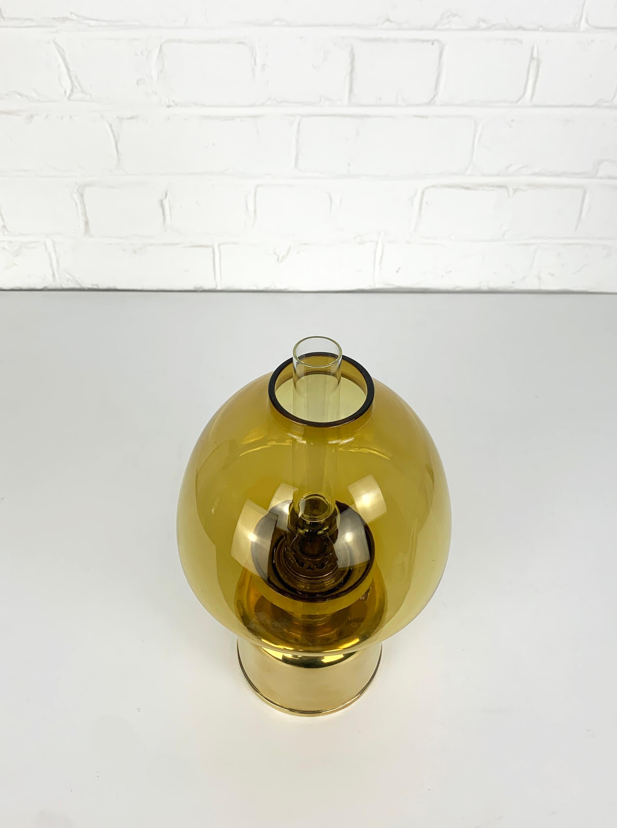 L/101 Oil Lamp in Brass by Hans-Agne Jakobsson for AB Markaryd, Sweden, 1960s For Sale 5