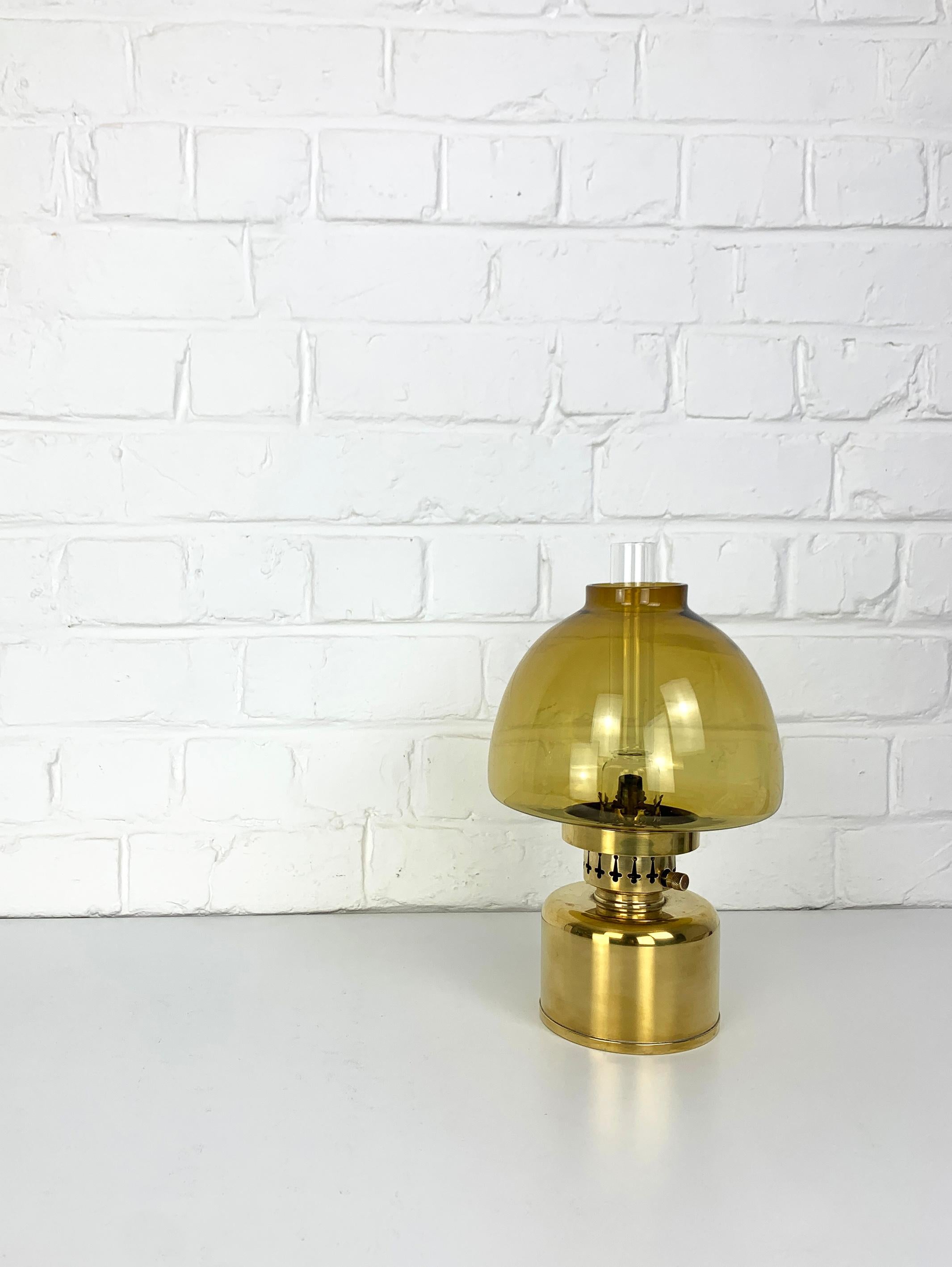 Swedish L/101 Oil Lamp in Brass by Hans-Agne Jakobsson for AB Markaryd, Sweden, 1960s For Sale