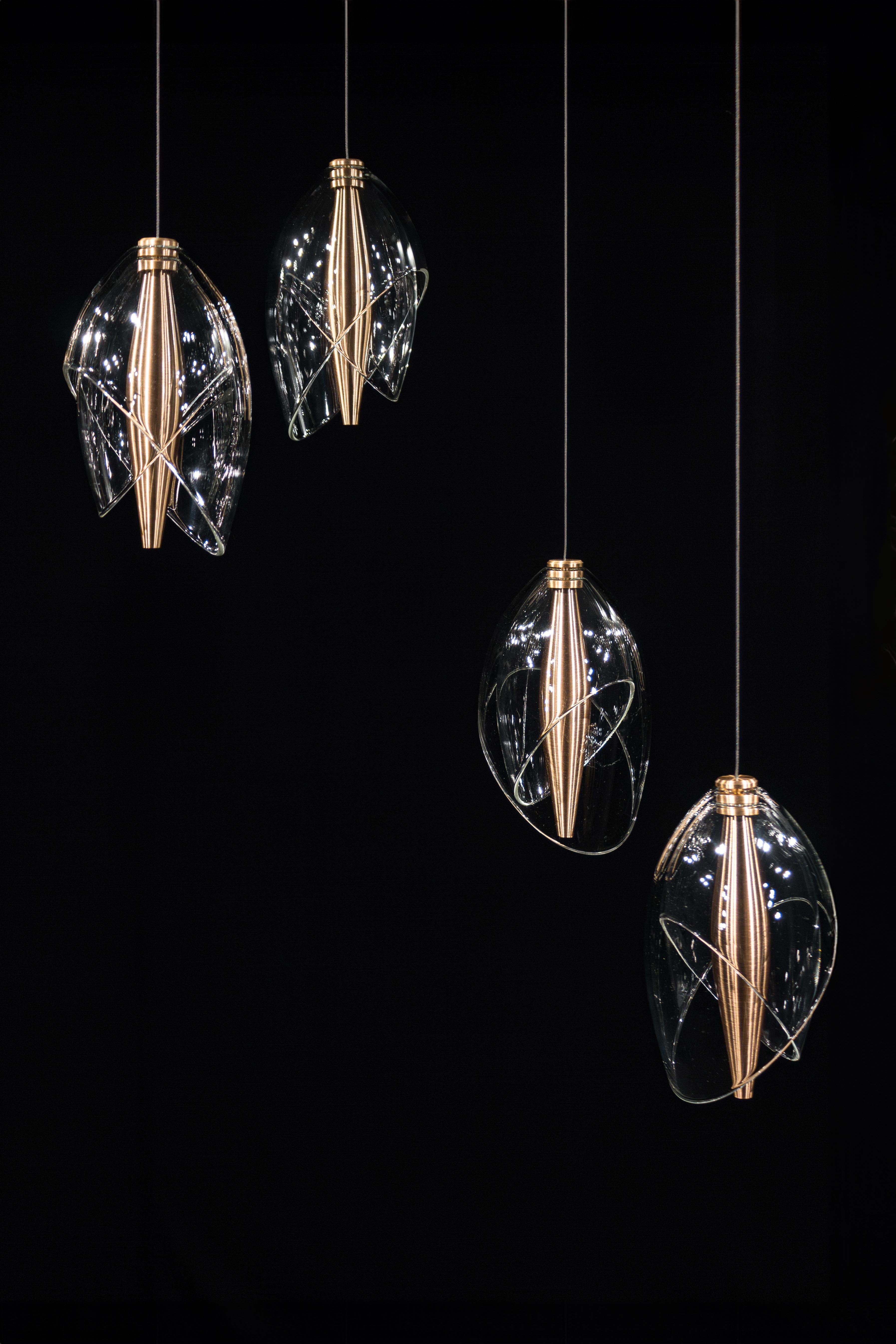 L 2050 Tulips Pendant Lamp B by Tanuj Arora For Sale 2
