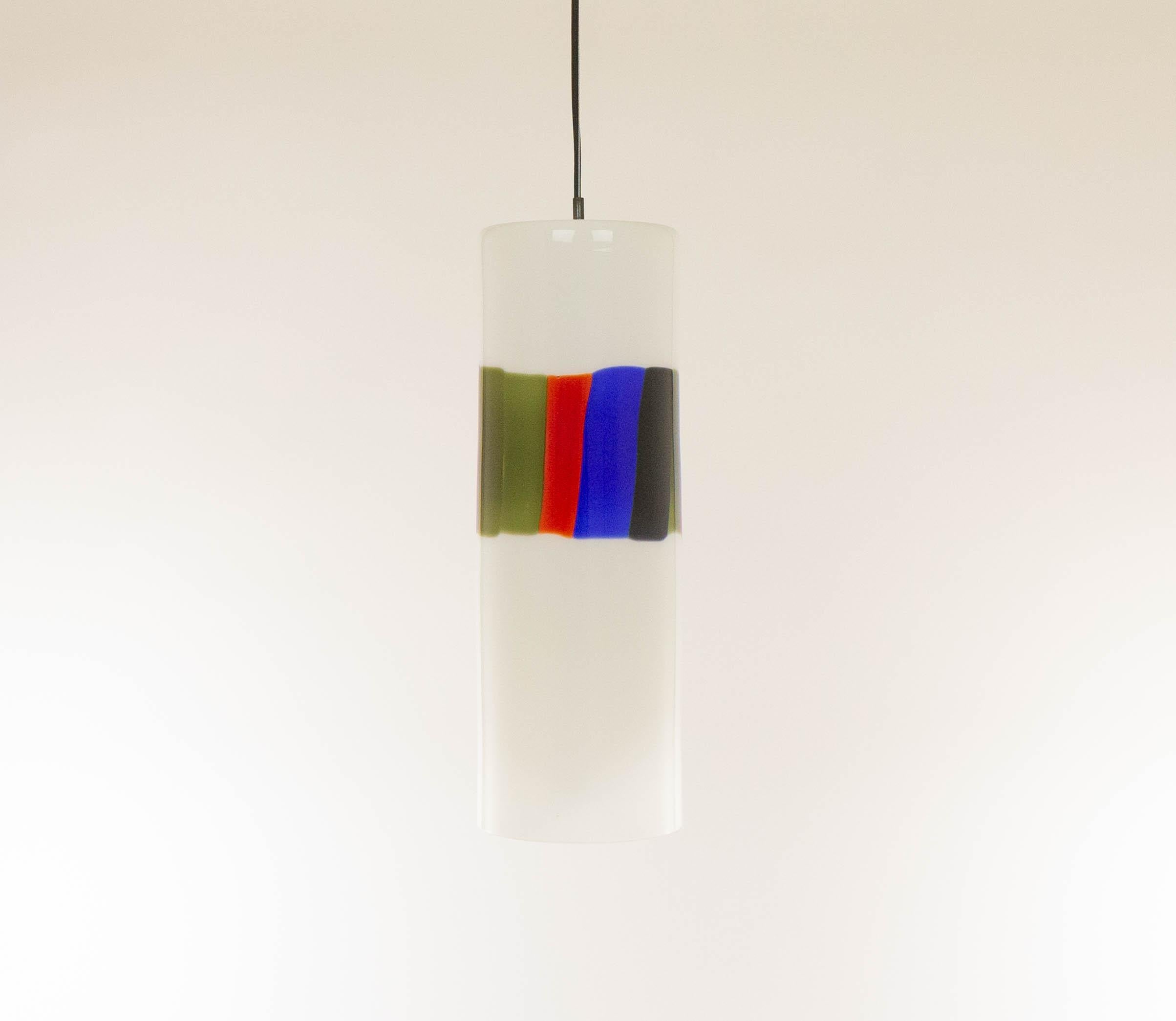 Mid-Century Modern L 59 Large Glass Pendant by Alessandro Pianon for Vistosi, 1960s For Sale
