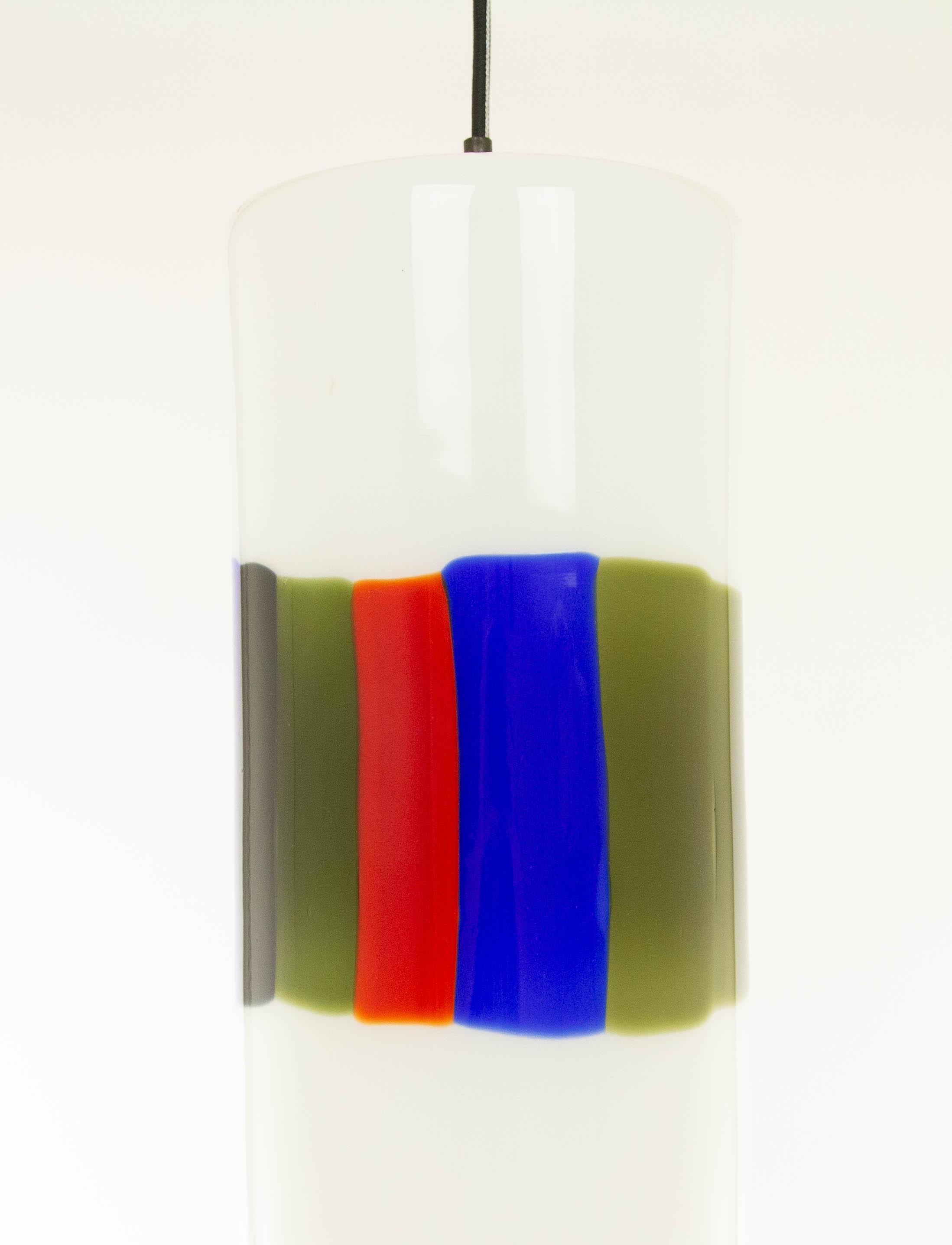 Mid-20th Century L 59 Large Glass Pendant by Alessandro Pianon for Vistosi, 1960s For Sale