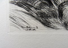 Amoureux - Gravure originale, 1943