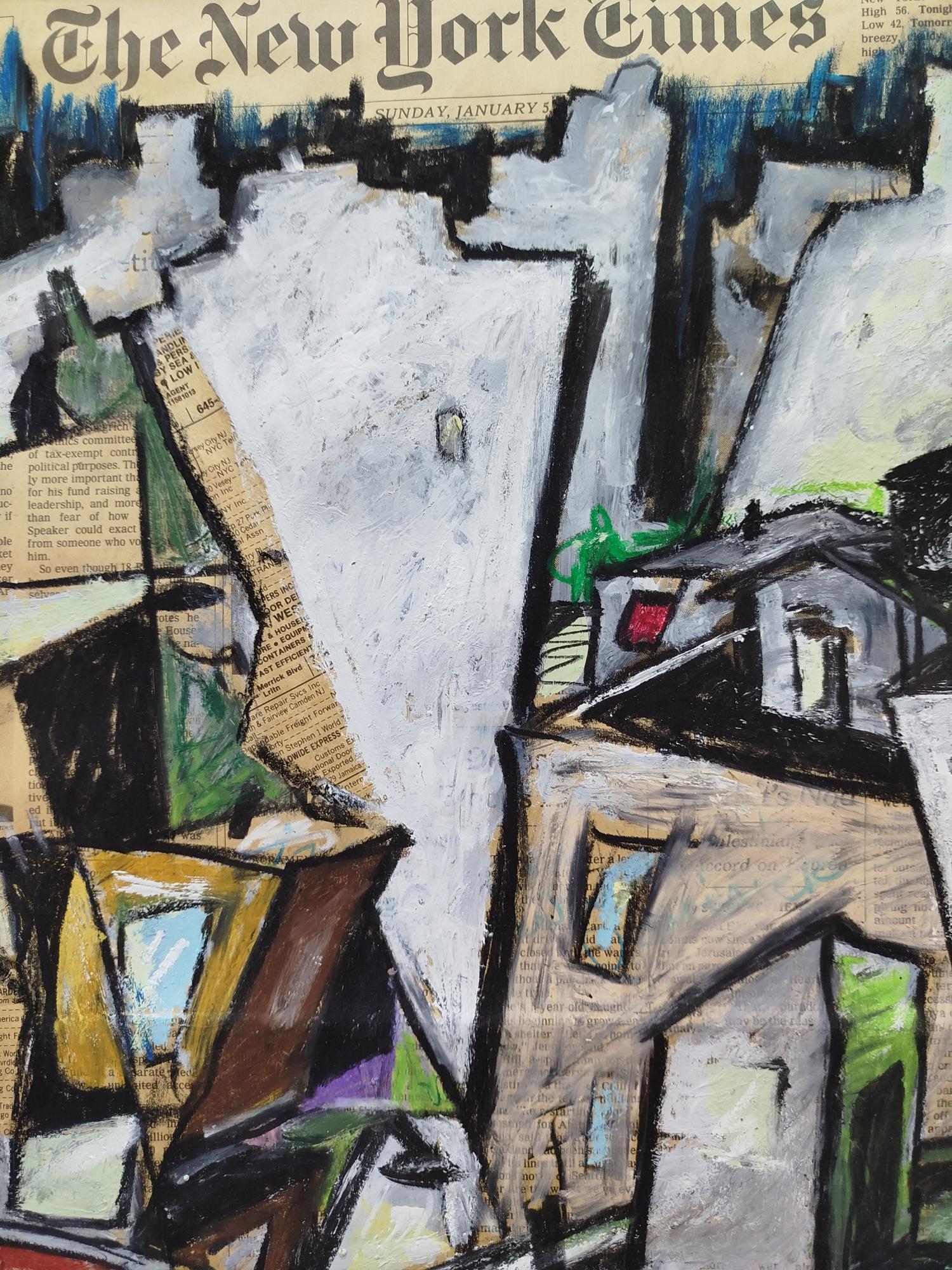 Zusammensetzung (Grau), Still-Life Painting, von L. A. WILLETTE