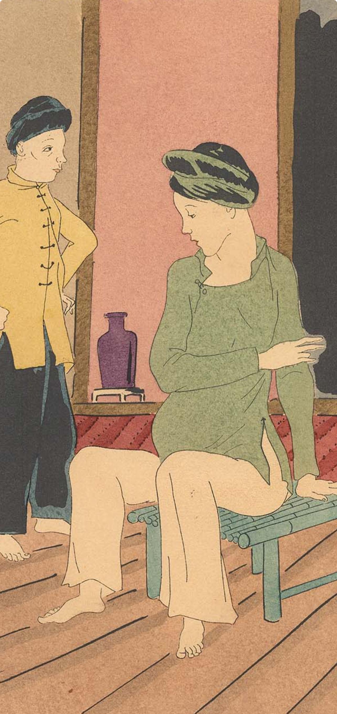 Composition, Propos d'un intoxiqué, Léonard Tsugouharu Foujita (藤田 嗣治) For Sale 2