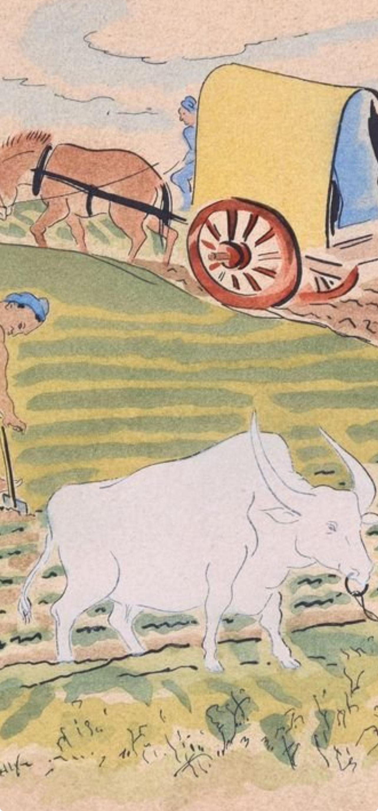 Composición, Propos d'un intoxiqué, Léonard Tsugouharu Foujita (藤田 嗣治) en venta 2