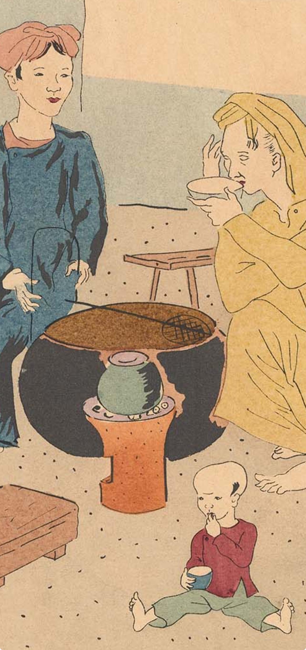 Composition, Propos d'un intoxiqué, Léonard Tsugouharu Foujita (藤田 嗣治) For Sale 3