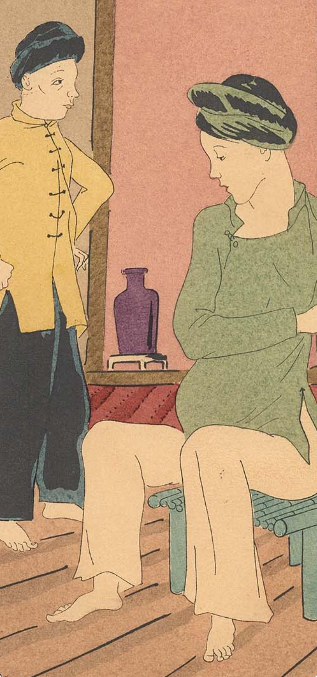Composition, Propos d'un intoxiqué, Léonard Tsugouharu Foujita (藤田 嗣治) For Sale 3