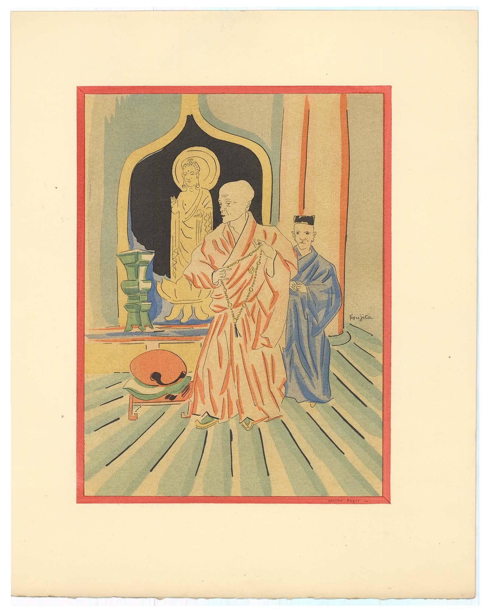 Composition, Propos d'un intoxiqué, Léonard Tsugouharu Foujita (藤田 嗣治) For Sale 3