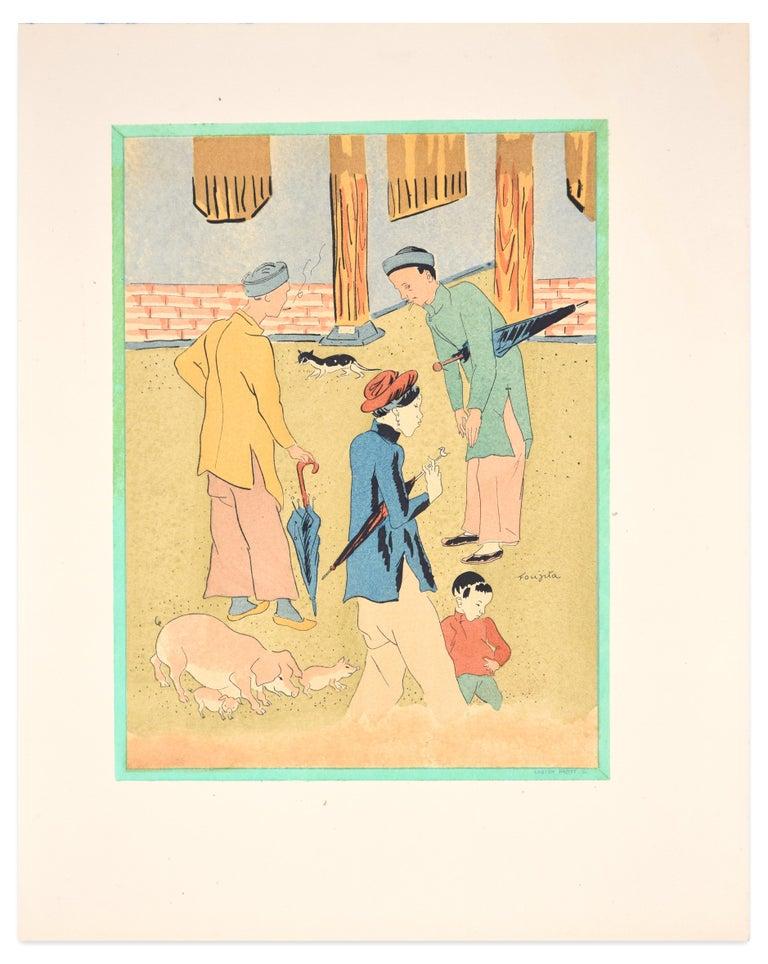 Composition, Propos d'un intoxiqué, Léonard Tsugouharu Foujita (藤田 嗣治) For Sale 4