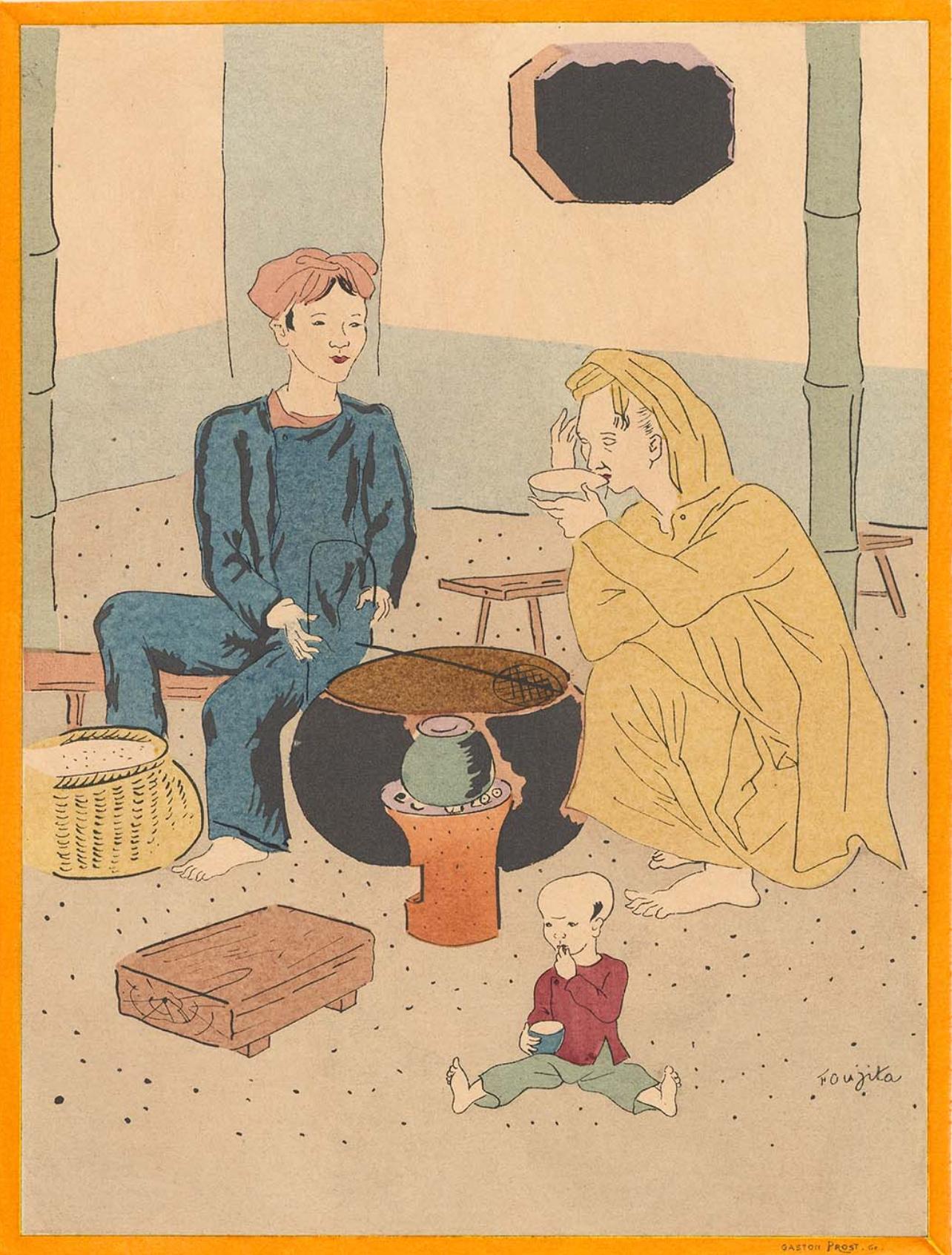 Komposition, Propos d'un intoxiqué, Léonard Tsugouharu Foujita (藤田 嗣治)
