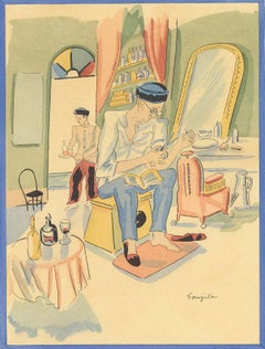 Composition, Propos d'un intoxiqué, Léonard Tsugouharu Foujita (藤田 嗣治)