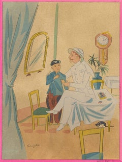 Composition, Propos d'un intoxiqué, Léonard Tsugouharu Foujita (藤田 嗣治)