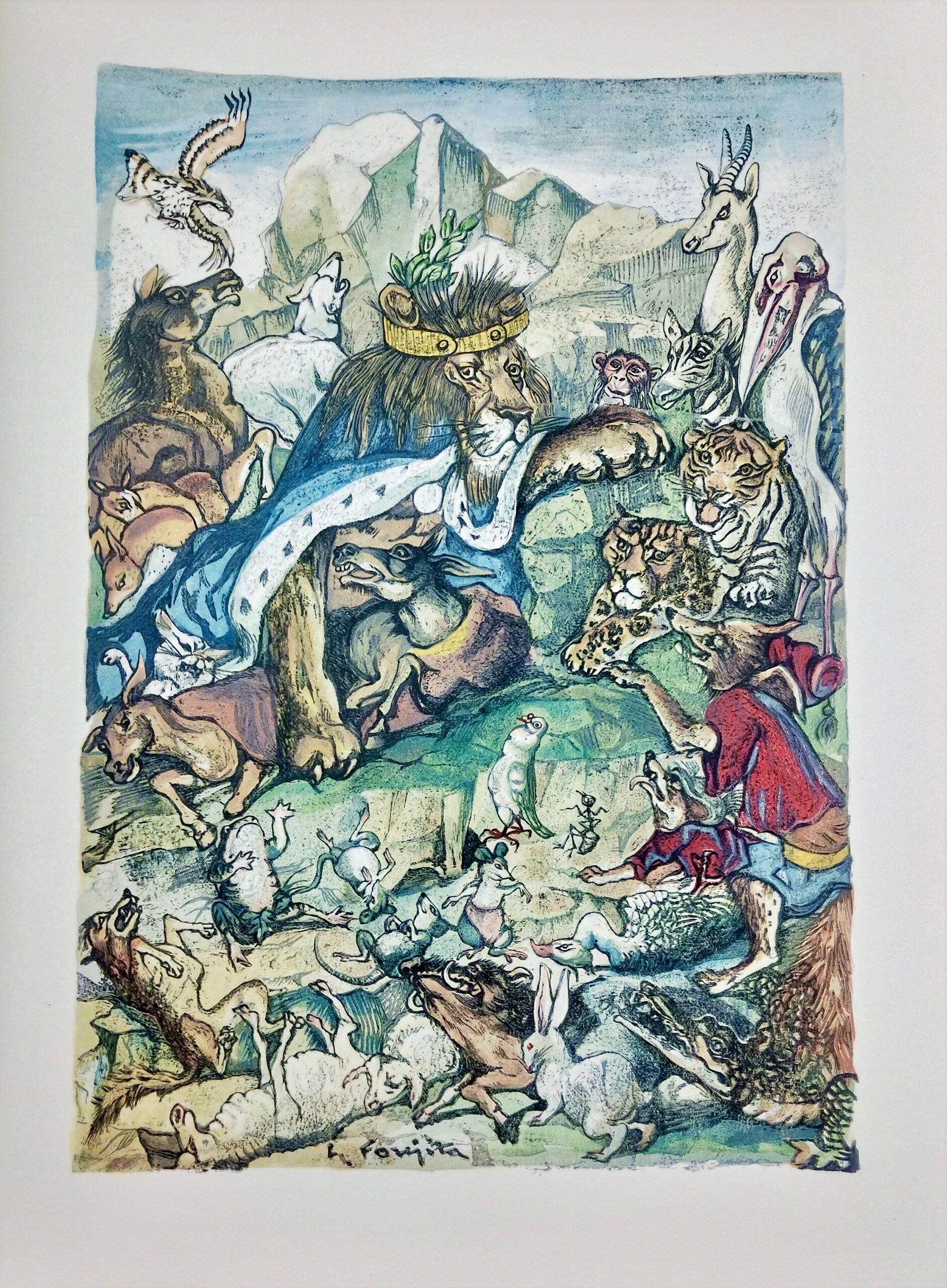Les animaux malades de la peste, Léonard Tsugouharu Foujita (藤田 嗣治) For Sale 5