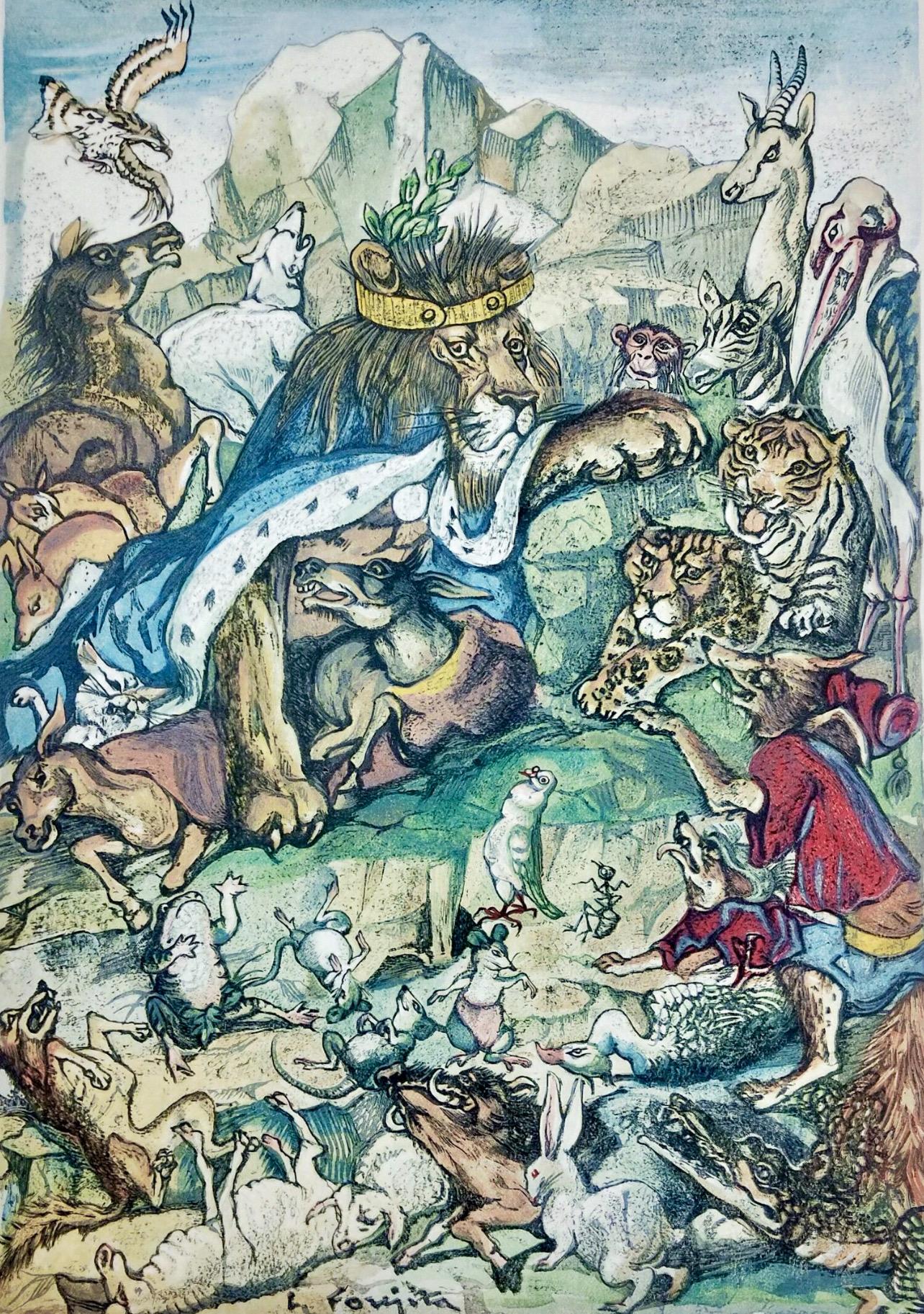 Gli animali malati di peste, Léonard Tsugouharu Foujita (藤田 嗣治)