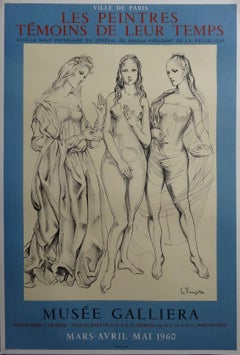 Three Graces - Original lithograph poster - 1960 ( Buisson #60.28)