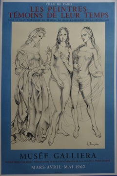 Three Graces - Original lithograph poster - Plate signed - 1960