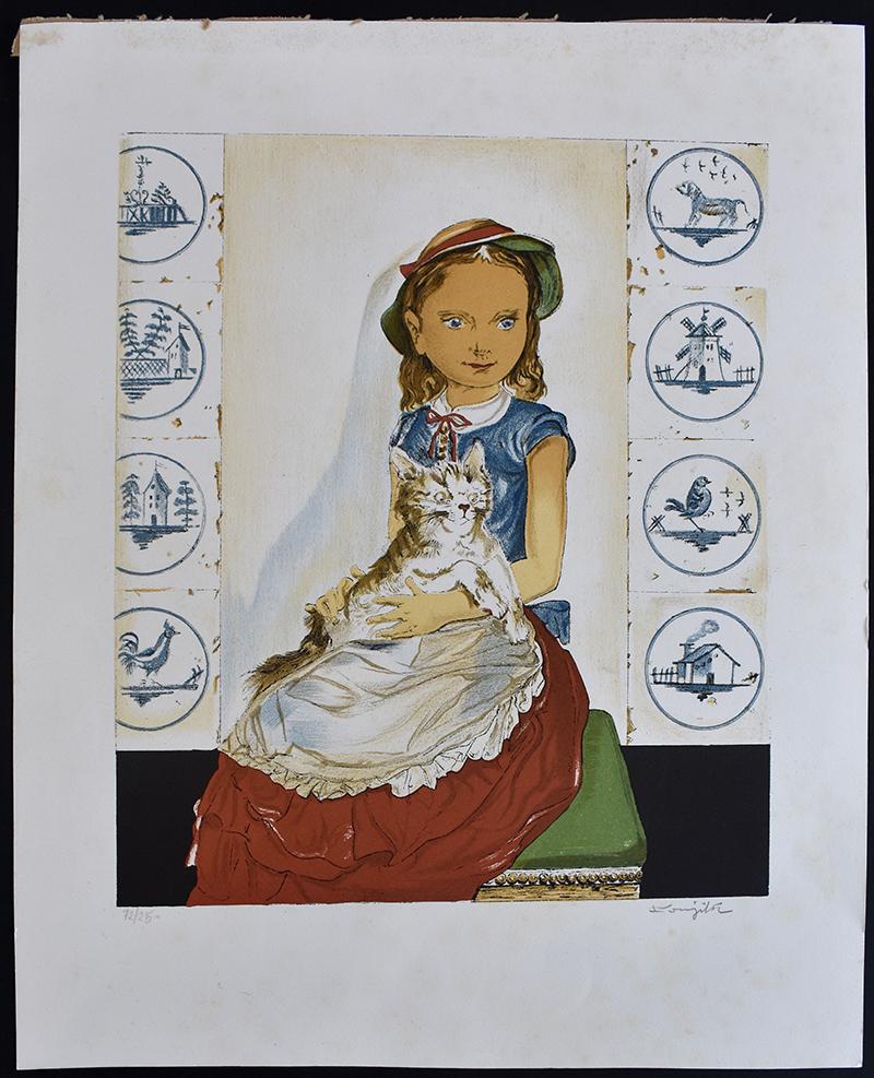 Cette lithographie originale est signée au crayon par l'artiste 