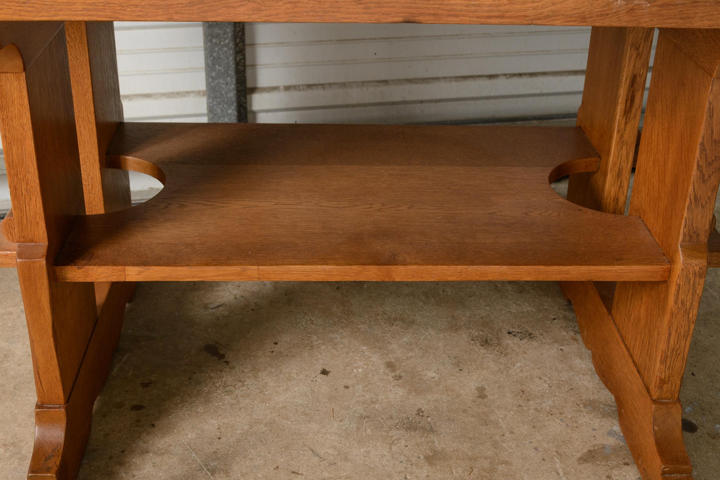 L y J.G. Mesa caballete Stickley en venta 3