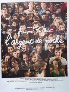 Framed French Movie Poster" L'Argent de Poche", 1976 by François Truffaut