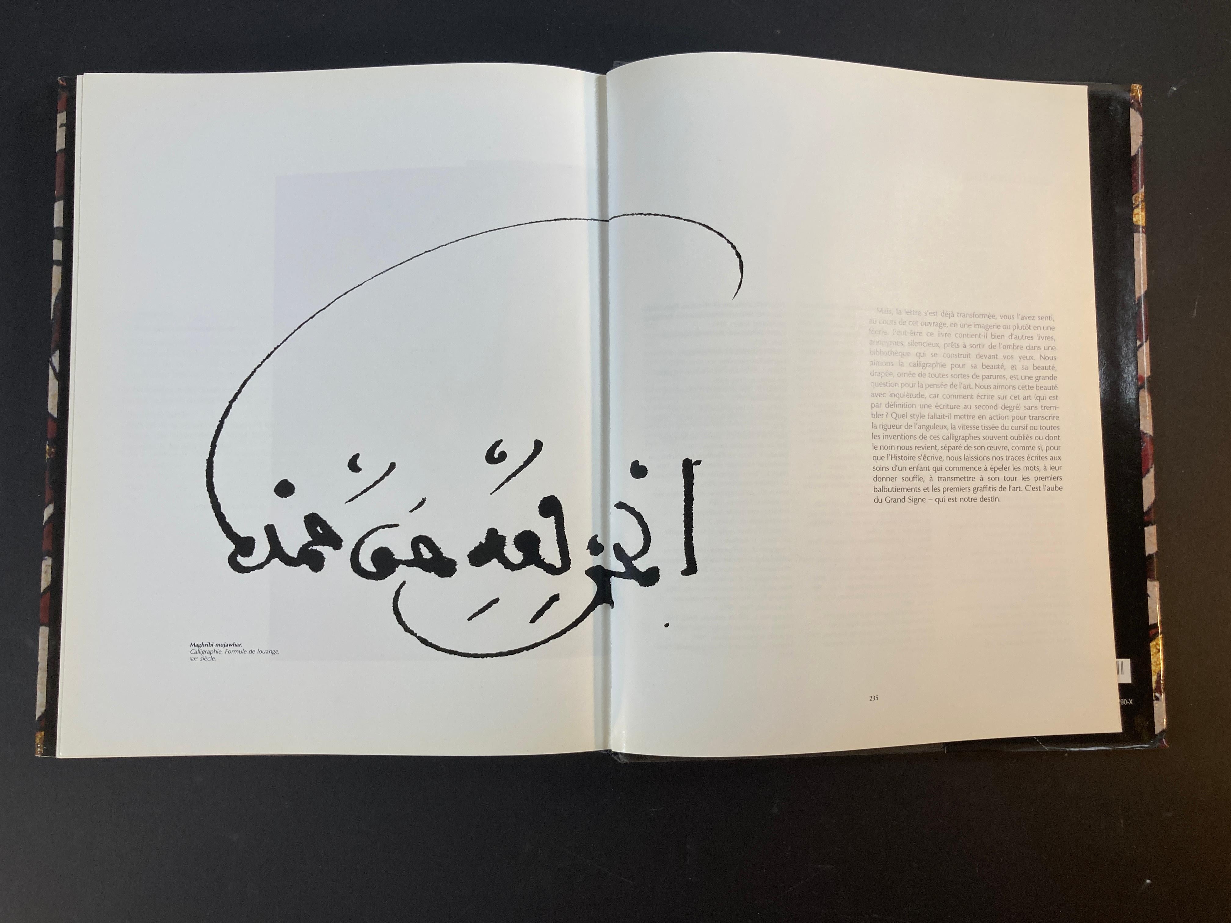 L' Art Calligraphique De L'Islam by Khatibi, Abdelkébir Sijelmass Hardcover Book For Sale 6