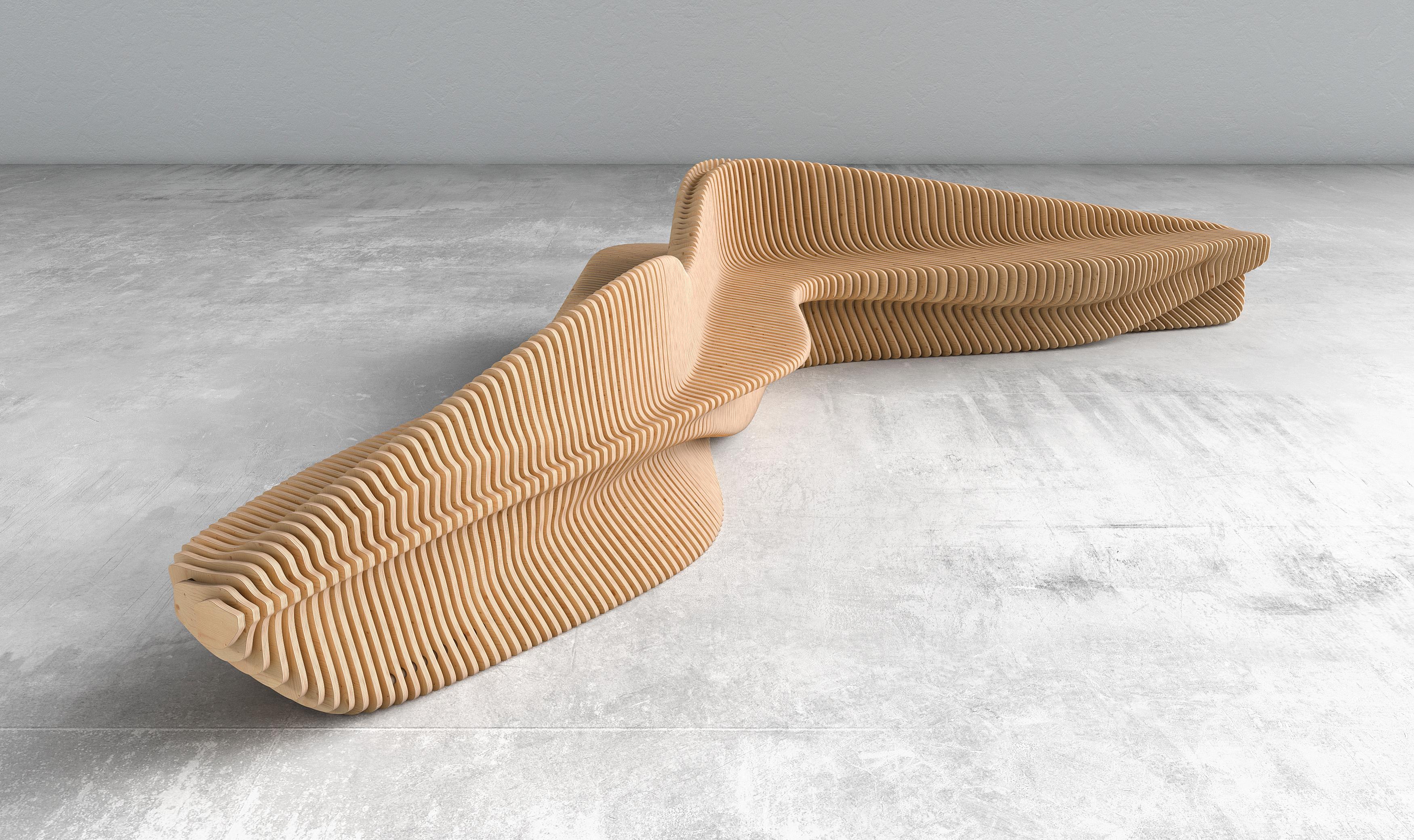 Contemporary L bench For Sale