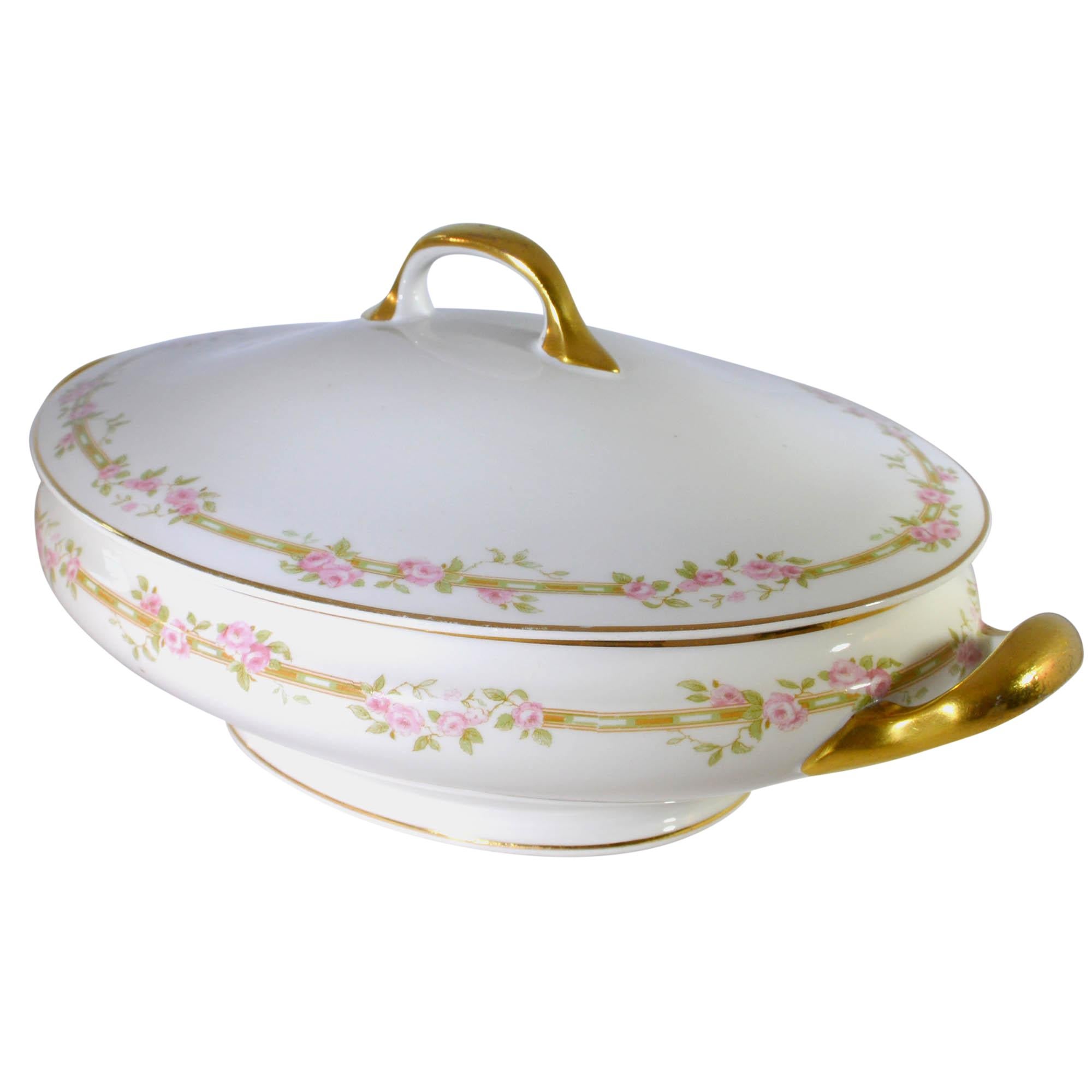 French L. Bernardaud & Co. Limoges Lidded Serving Dish