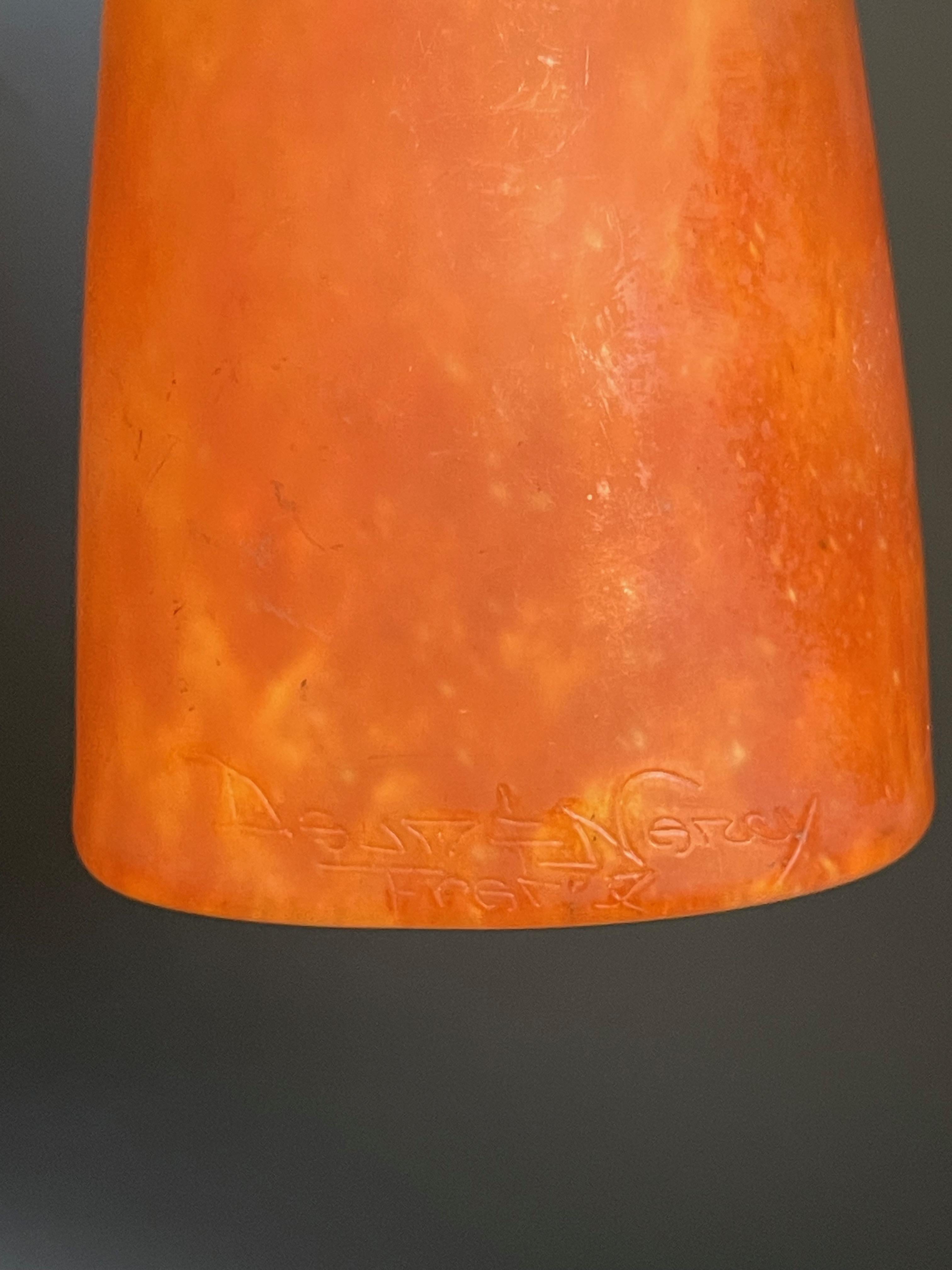 20ième siècle Lampe Art Nouveau de L. Bessin et Daum Nancy en vente