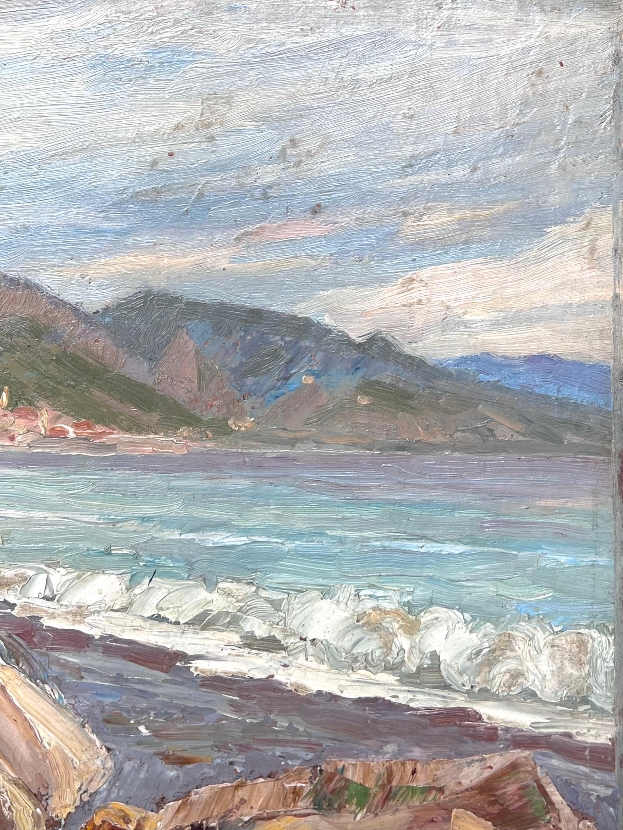 The Coast Line
by L. Descatoire (19th-20th century) French School
signed oil on board, unframed
board: 13 x 16 inches
Provenance: private collection
Condition: good and sound condition.

For more any more information please do contact us with any