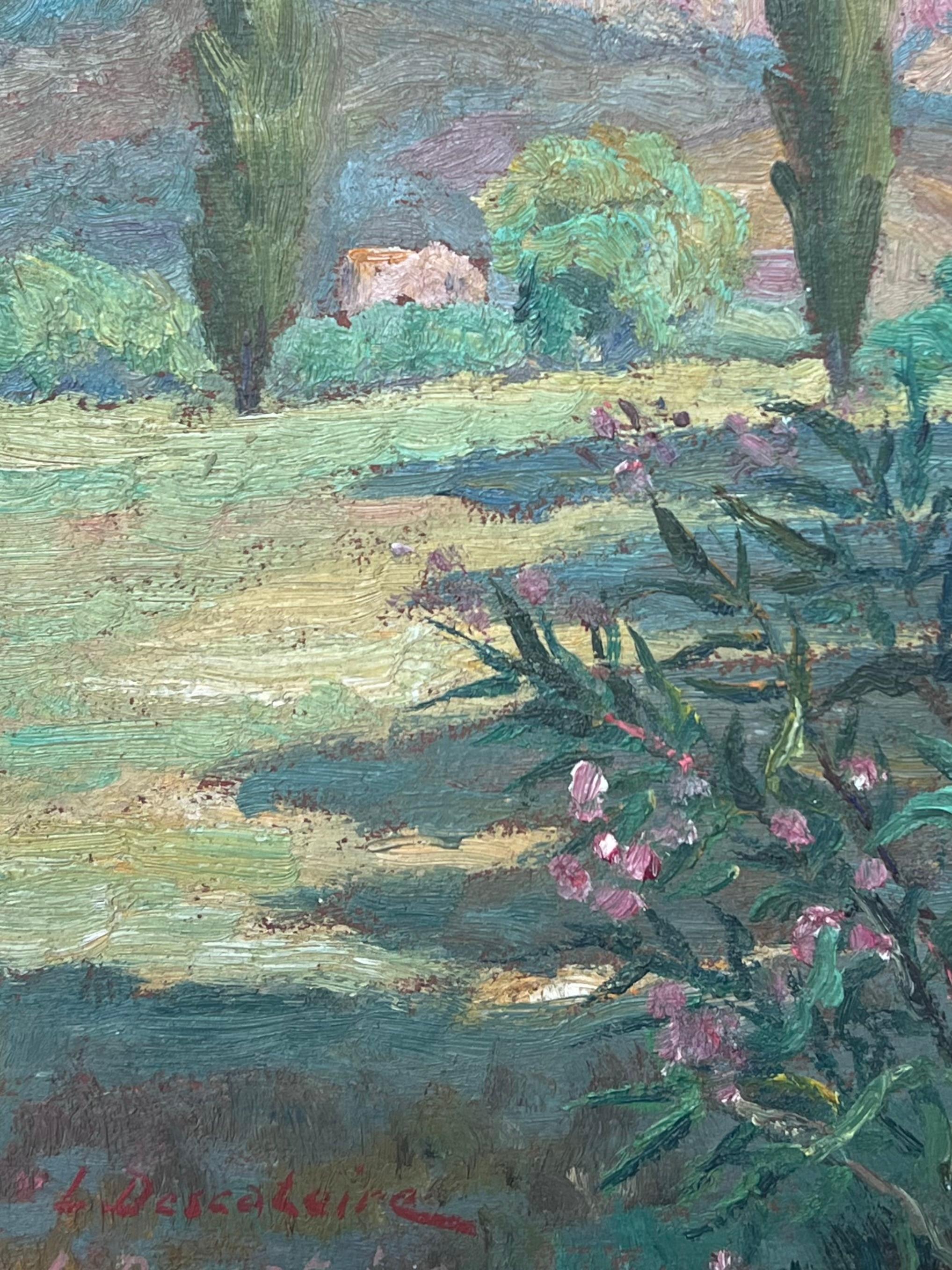 Provence
de L. Descatoire (19e-20e siècle) École française
huile sur panneau signée, non encadrée
planche : 9,5 x 7 pouces
Collectional : collection privée
Condit : bon et sain état.

Pour plus d'informations, n'hésitez pas à nous contacter si vous