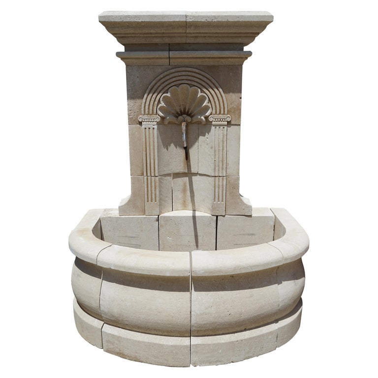 “L Donne” Limestone Fountain For Sale at 1stDibs