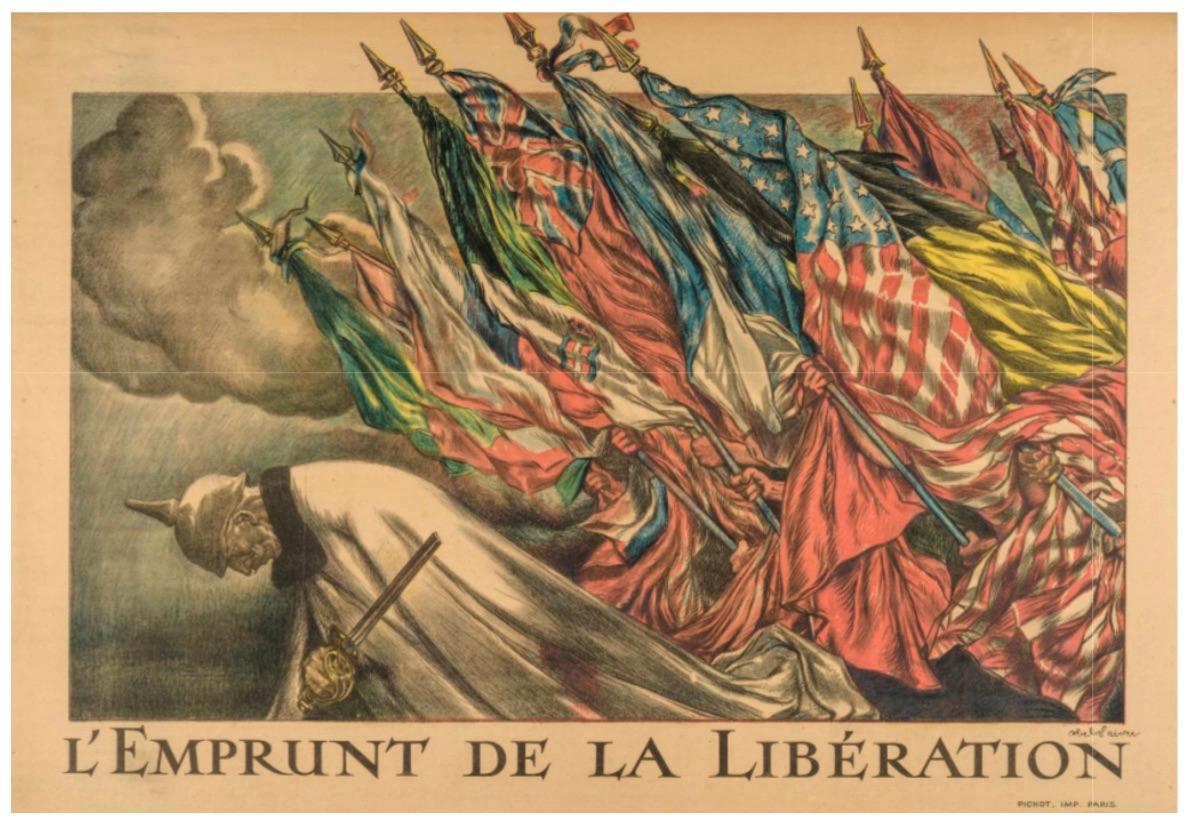 Artist: Abel Faivre (French, 1867-1945)

Date of Origin: 1918

Medium: Original Lithograph Vintage Poster

Size: 46” x 33”

 

Jules Abel Faivre was one of the most well known war-poster artists and cartoonists in France. This memorable poster from