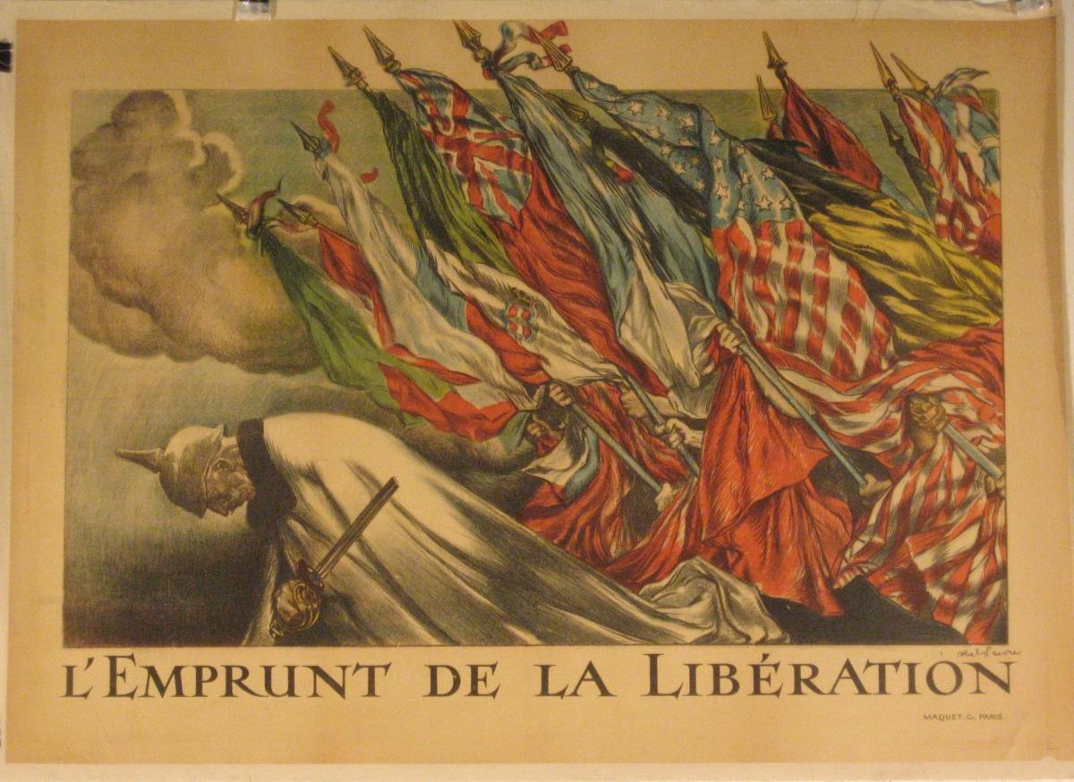 20ième siècle The Emprunt de la Liberation (The Loan of Liberation) en vente