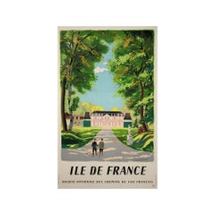 1945 travel poster by L. F. Dominique - SNCF Ile de France